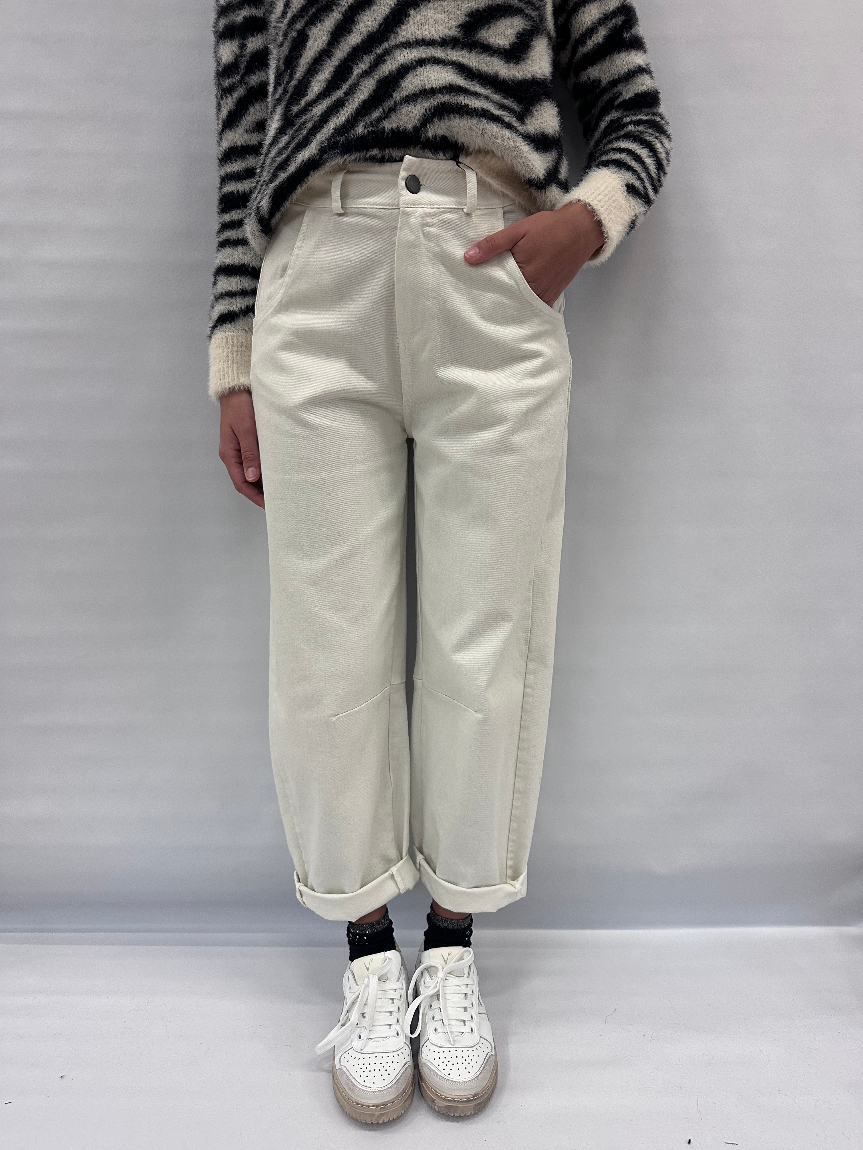 Jeans TENSIONE IN ovetto a fondo largo - COD: PA5137AI25