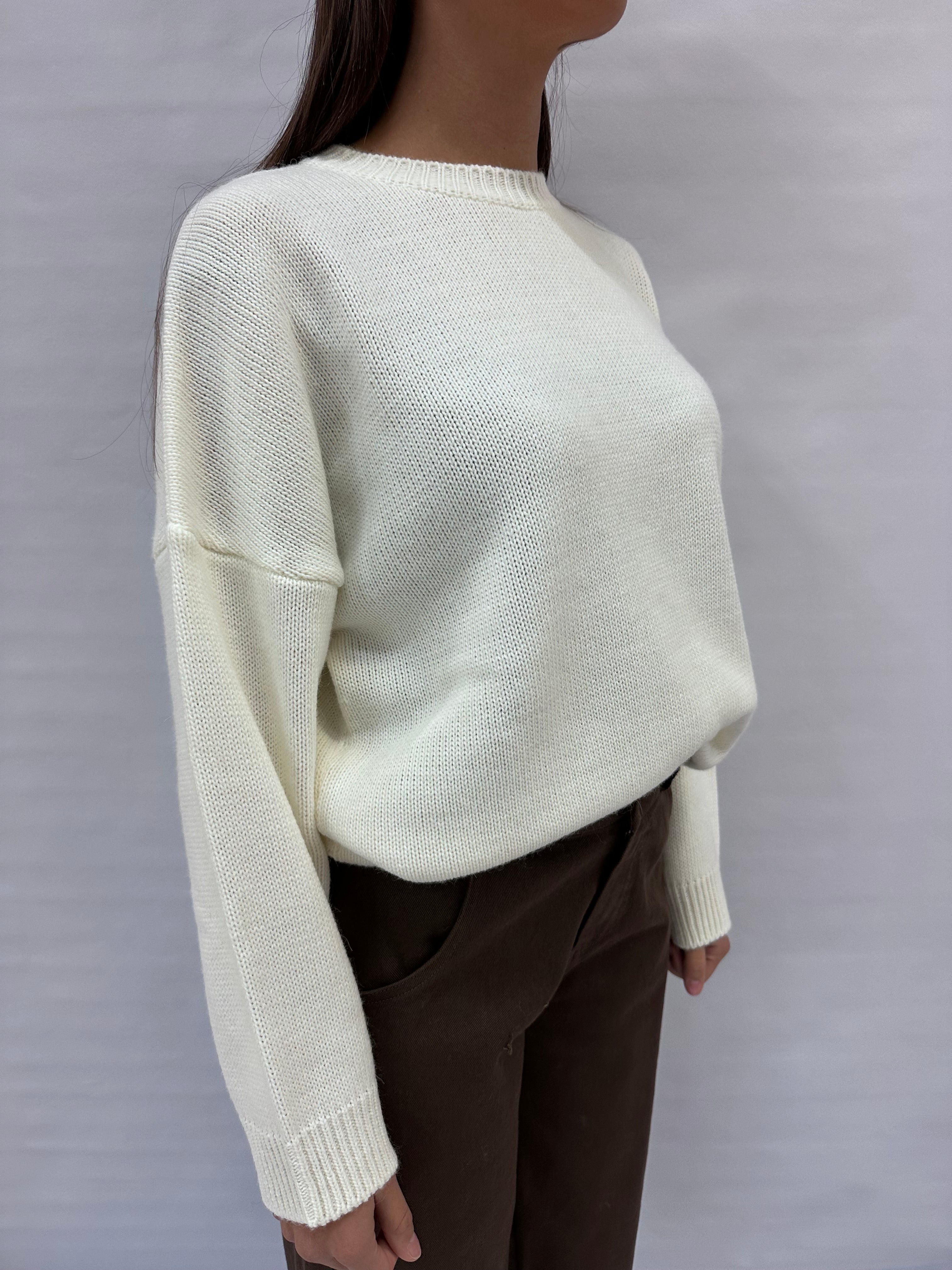 Maglione TENSIONE IN girocollo morbido , COD: 252PA9392