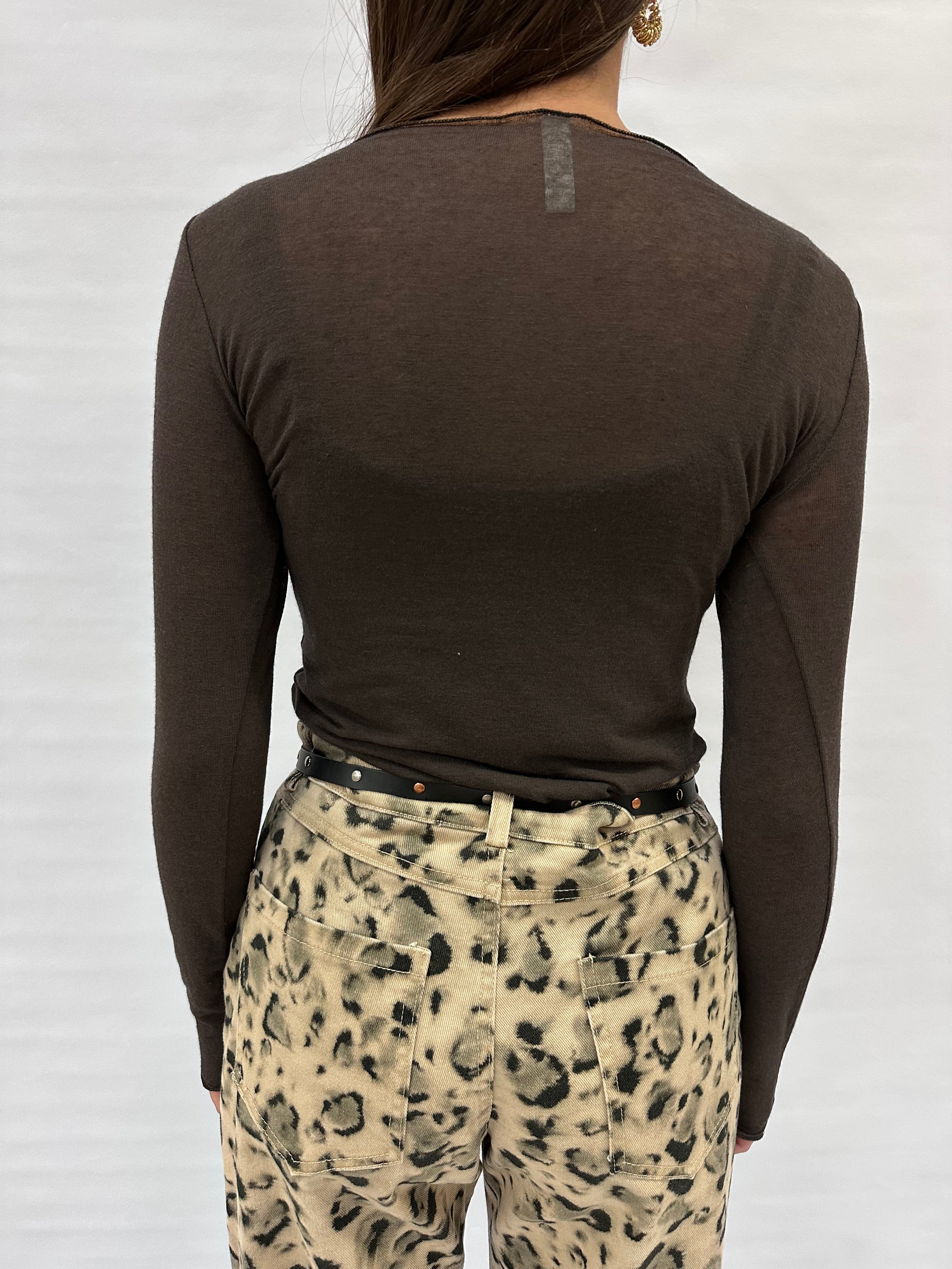 Maglia TENSIONE IN in viscosa con Cashmere , COD: 100BARCA