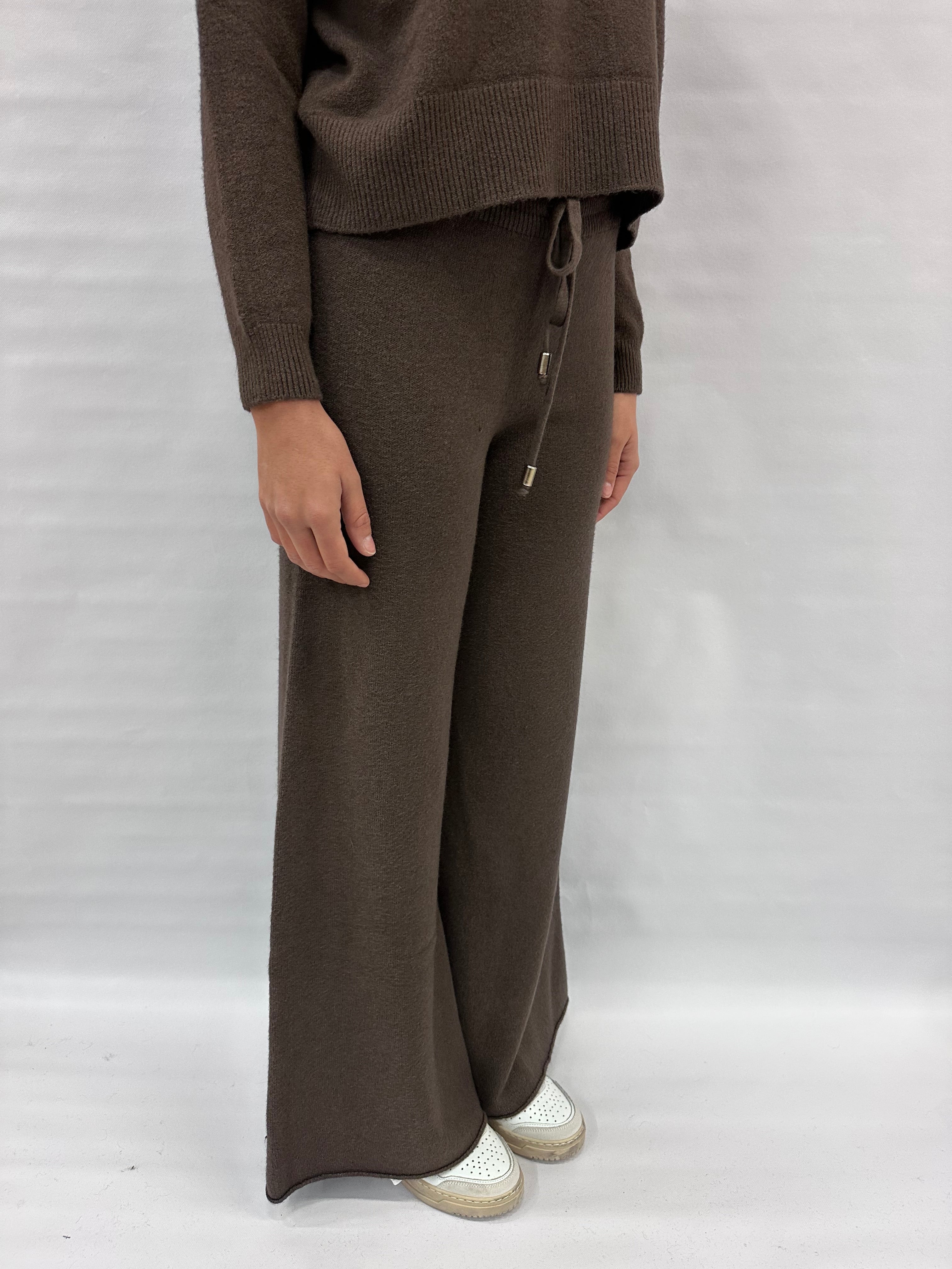 Pantalone BLUEJOINT in maglia a palazzo disponibile anche con maglia in coordinato , COD: 370176