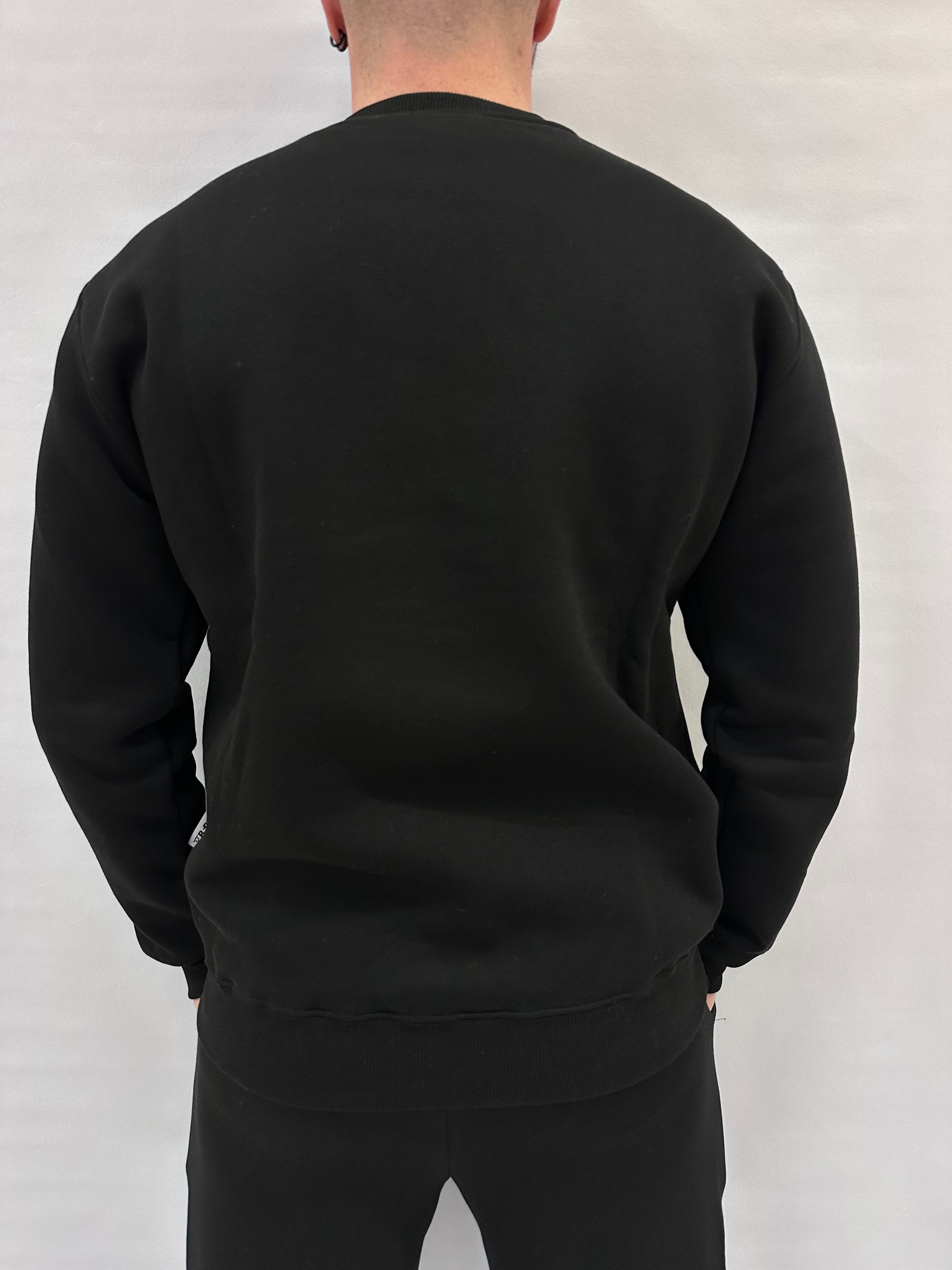 Felpa BERNA girocollo, senza cappuccio, interno felpato disponibile anche con pantalone in coordinato , COD: 2520201