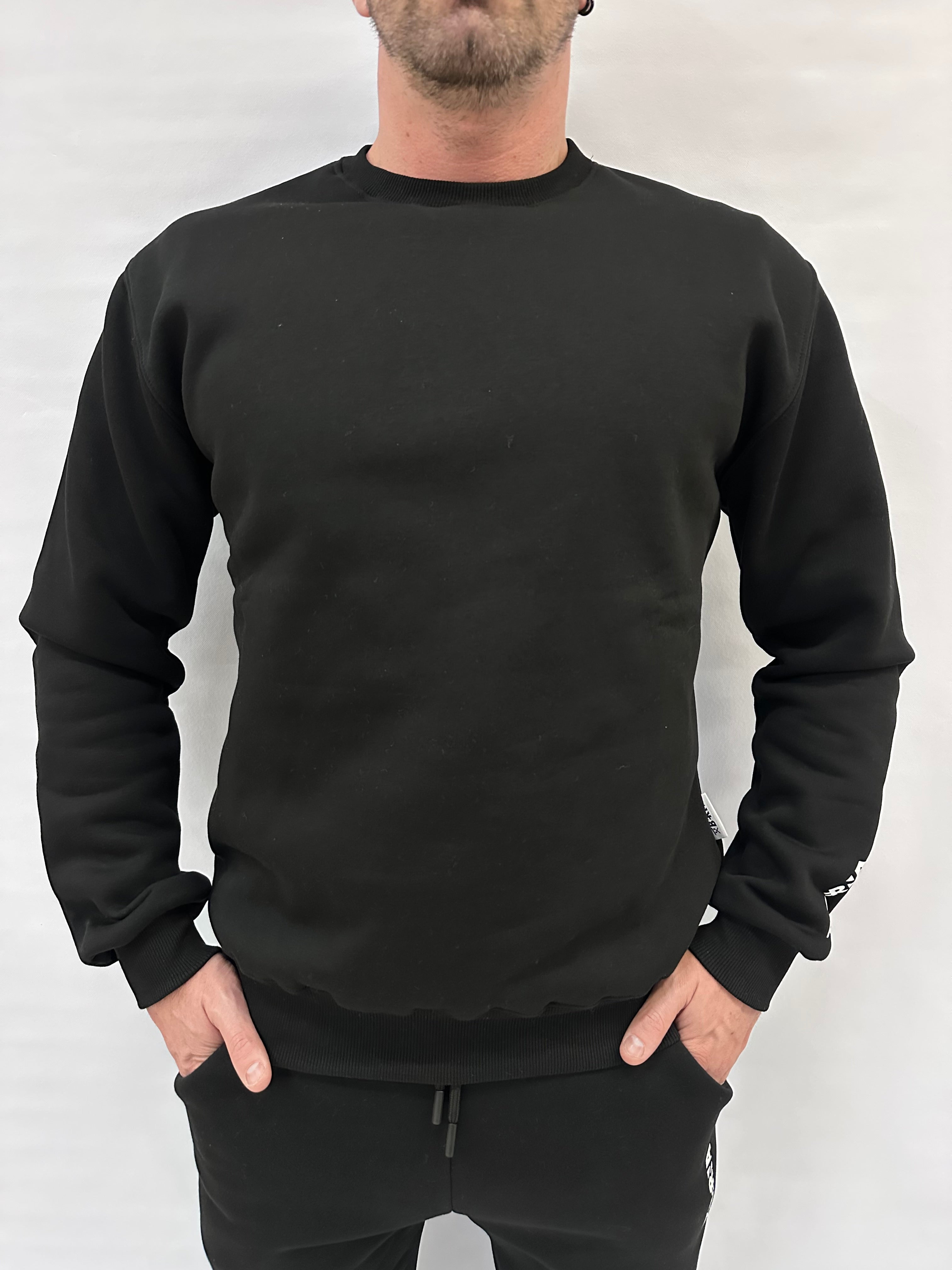 Felpa BERNA girocollo, senza cappuccio, interno felpato disponibile anche con pantalone in coordinato , COD: 2520201