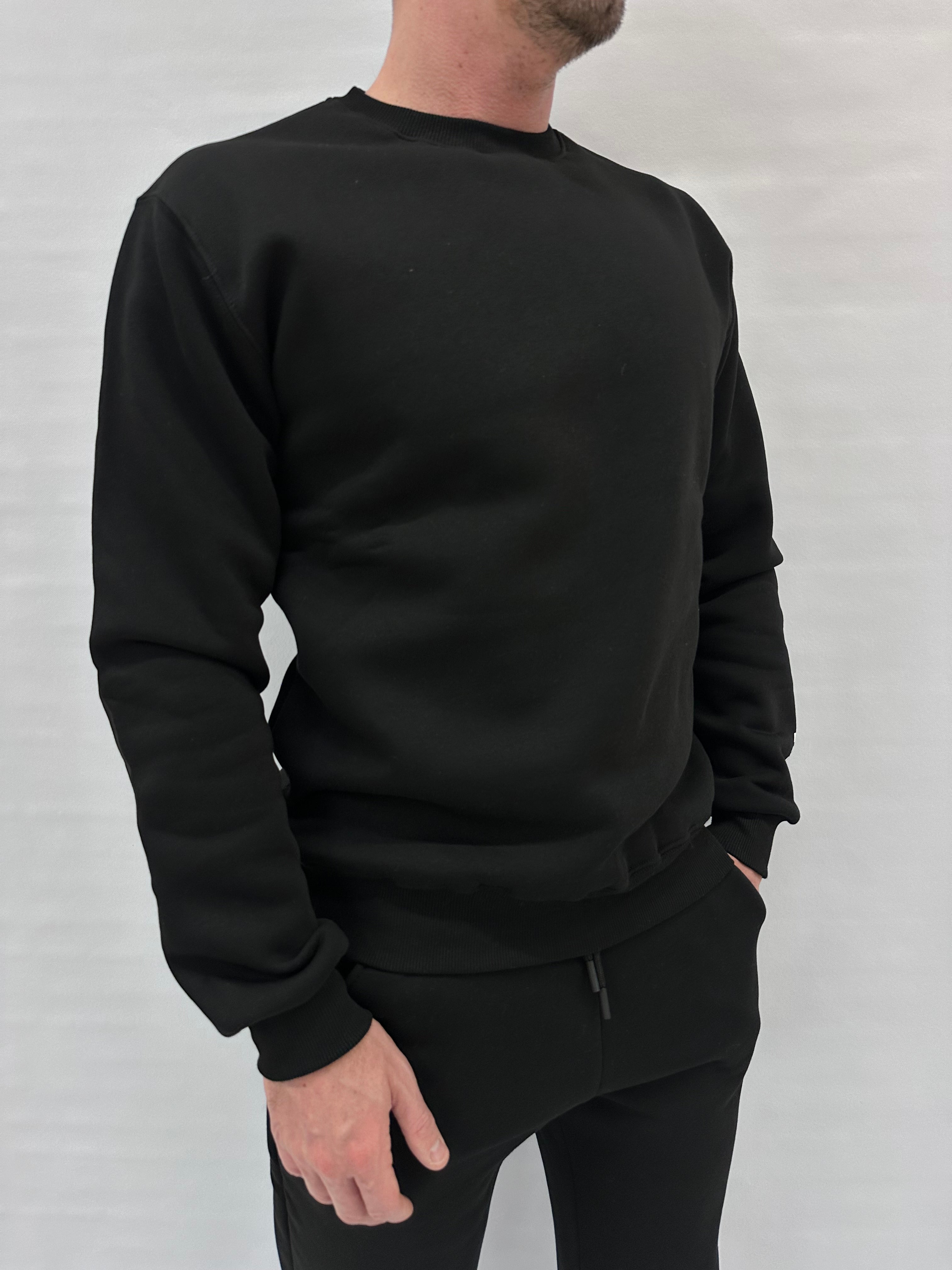 Felpa BERNA girocollo, senza cappuccio, interno felpato disponibile anche con pantalone in coordinato , COD: 2520201