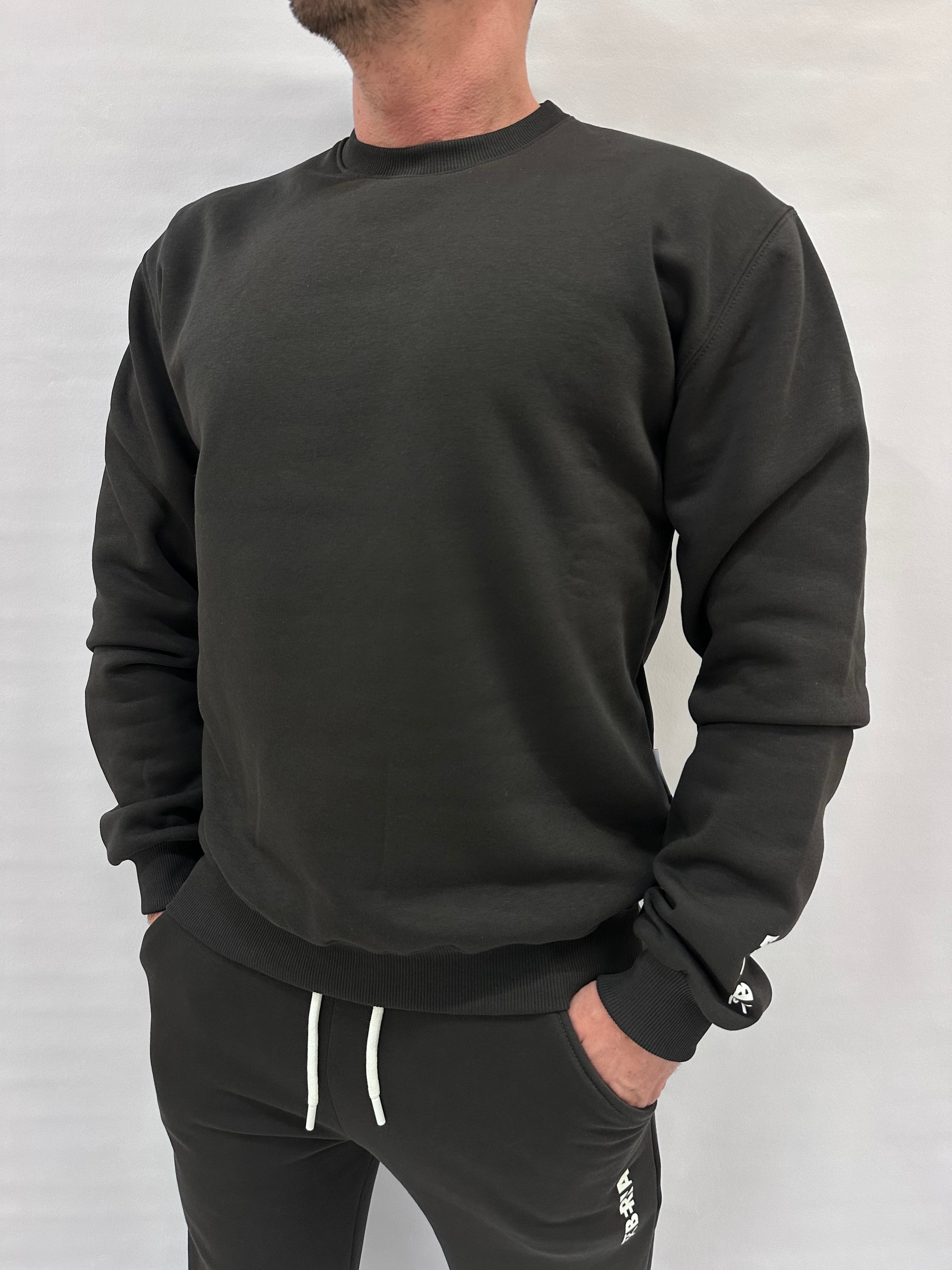 Felpa BERNA girocollo, senza cappuccio, interno felpato disponibile anche con pantalone in coordinato , COD: 25202033