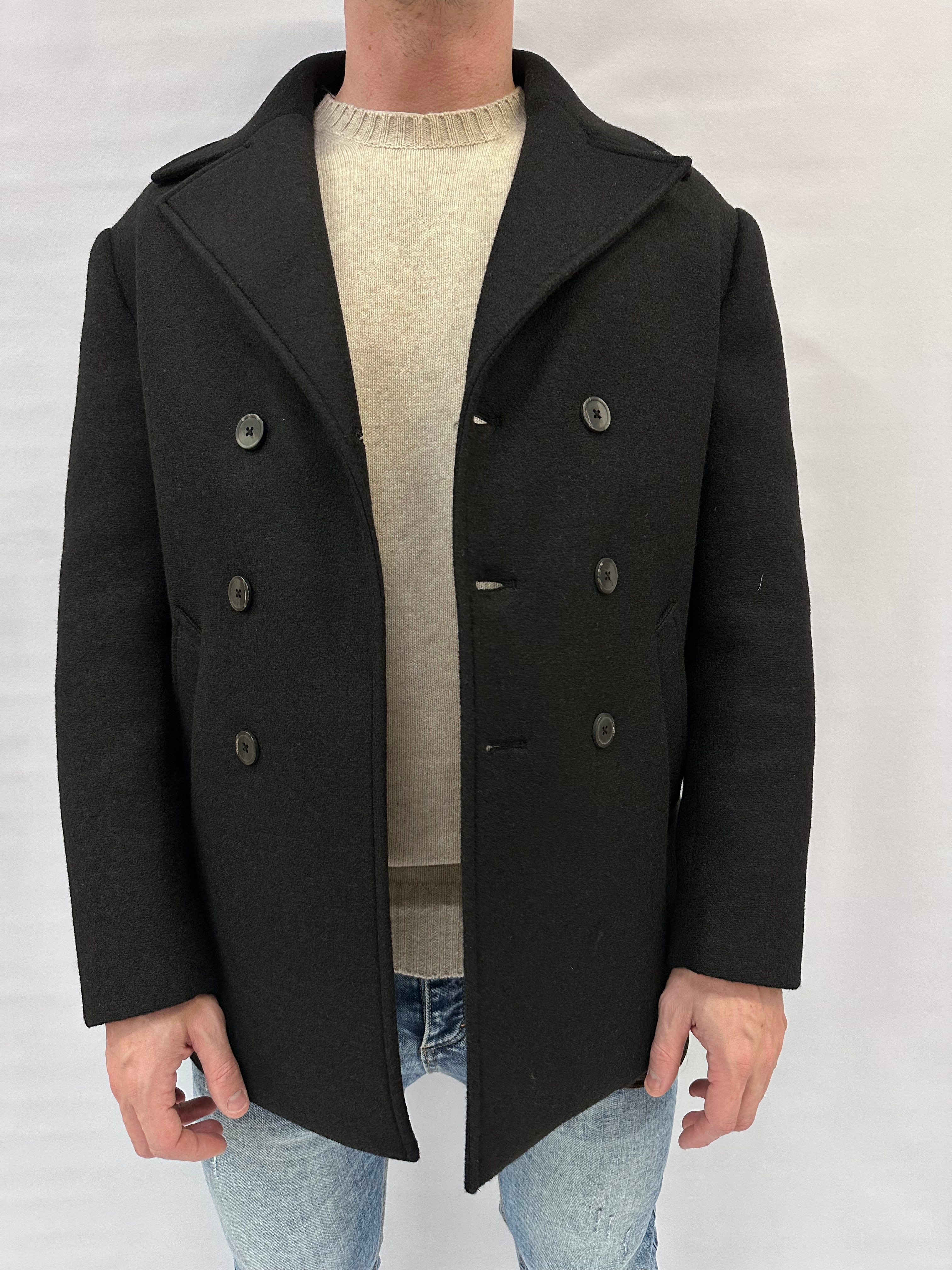 Cappotto XAGON MAN doppiopetto in viscosa/lana - Cod: PCPSTA