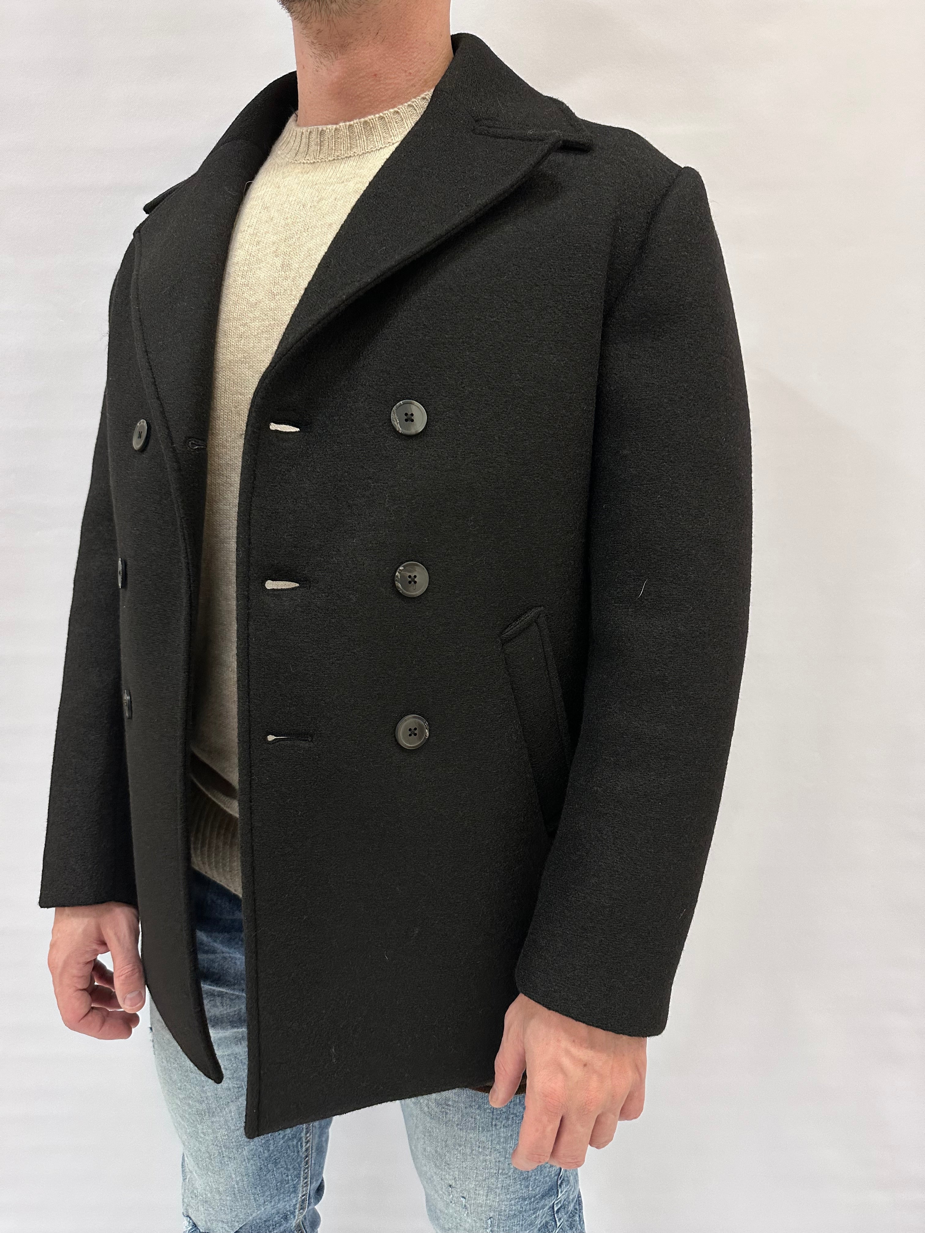 Cappotto XAGON MAN doppiopetto in viscosa/lana - Cod: PCPSTA