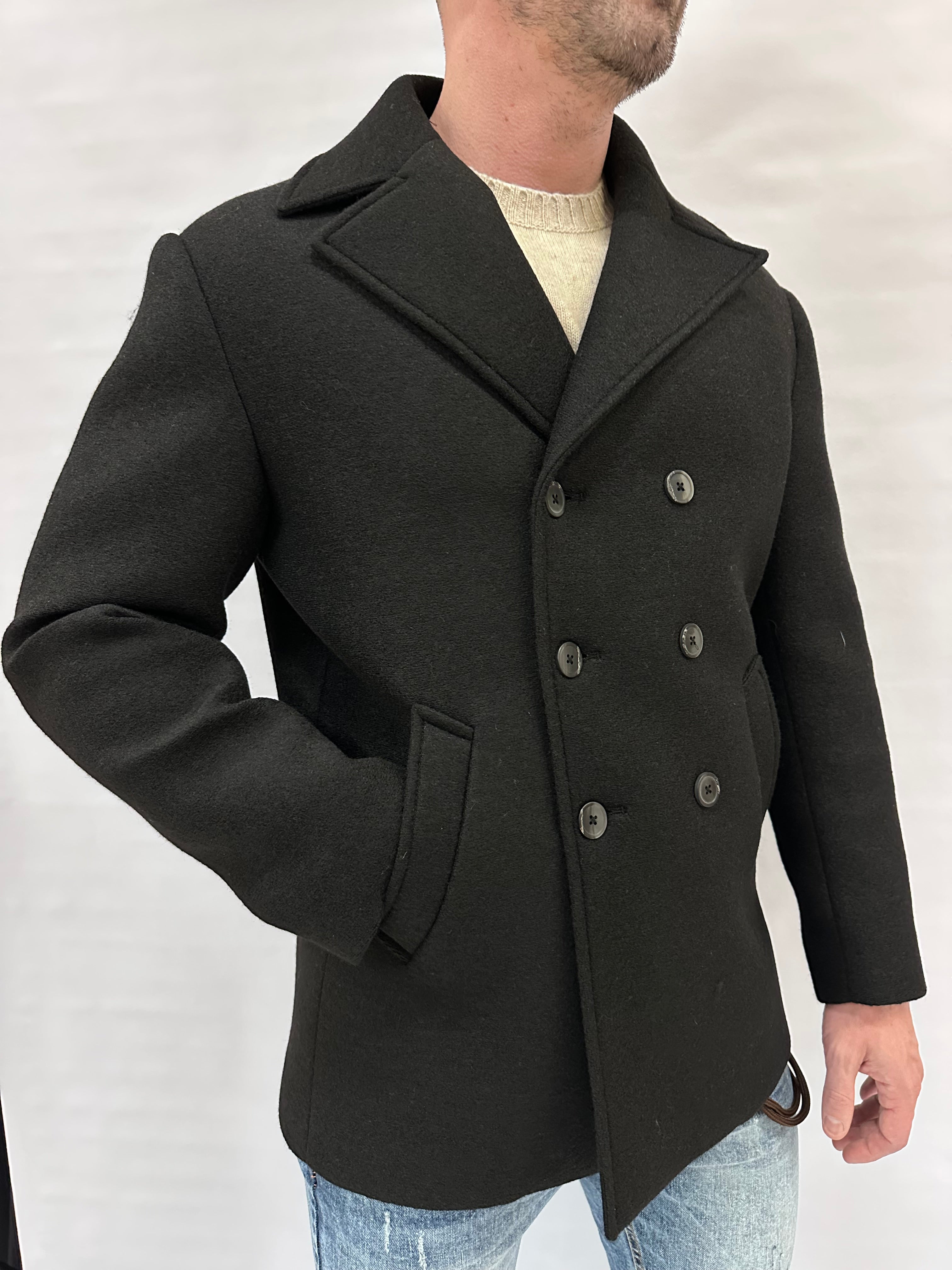 Cappotto XAGON MAN doppiopetto in viscosa/lana - Cod: PCPSTA