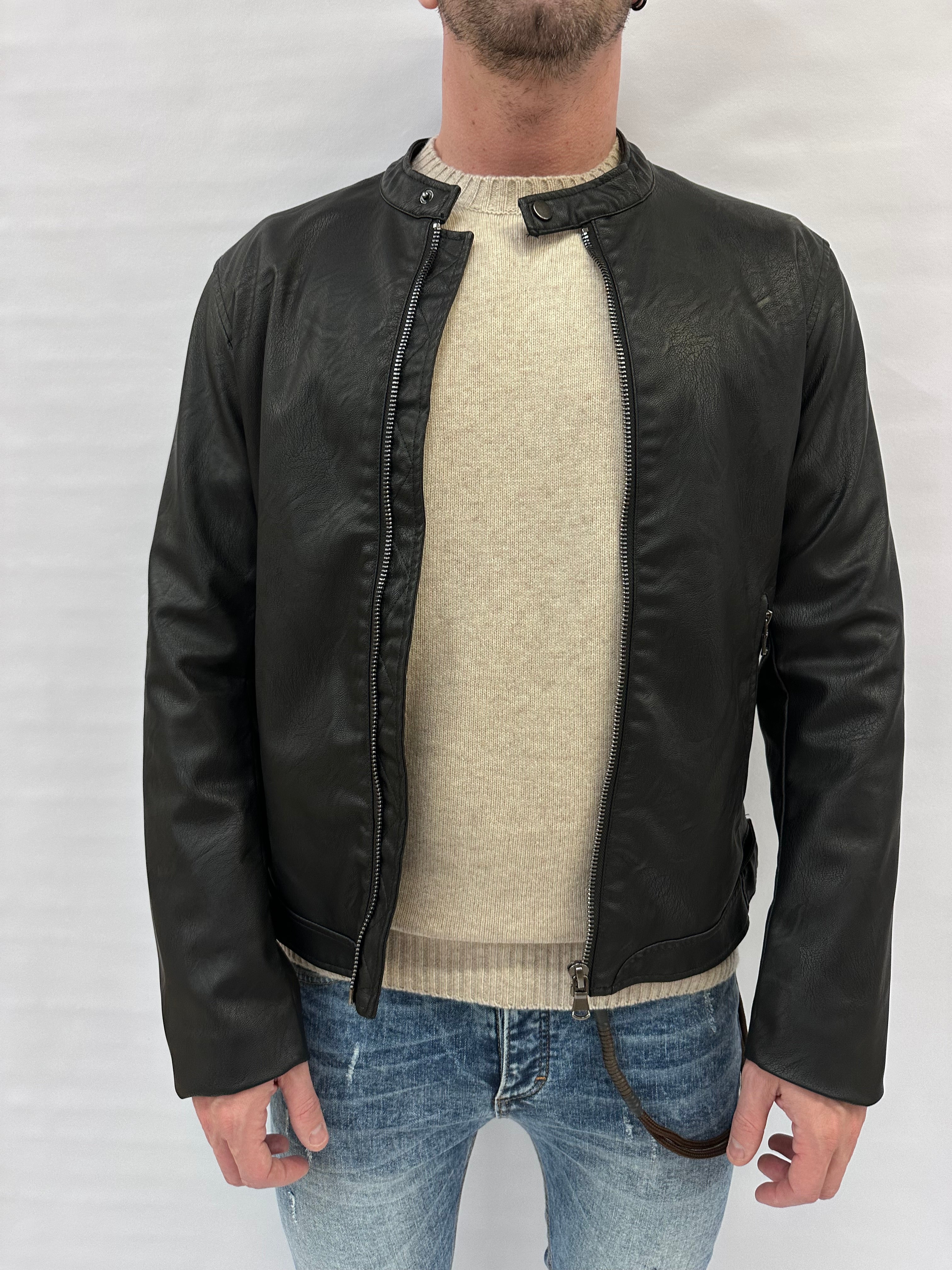 Bomber IMPERIAL in ecopelle - Cod: U85191LIVE