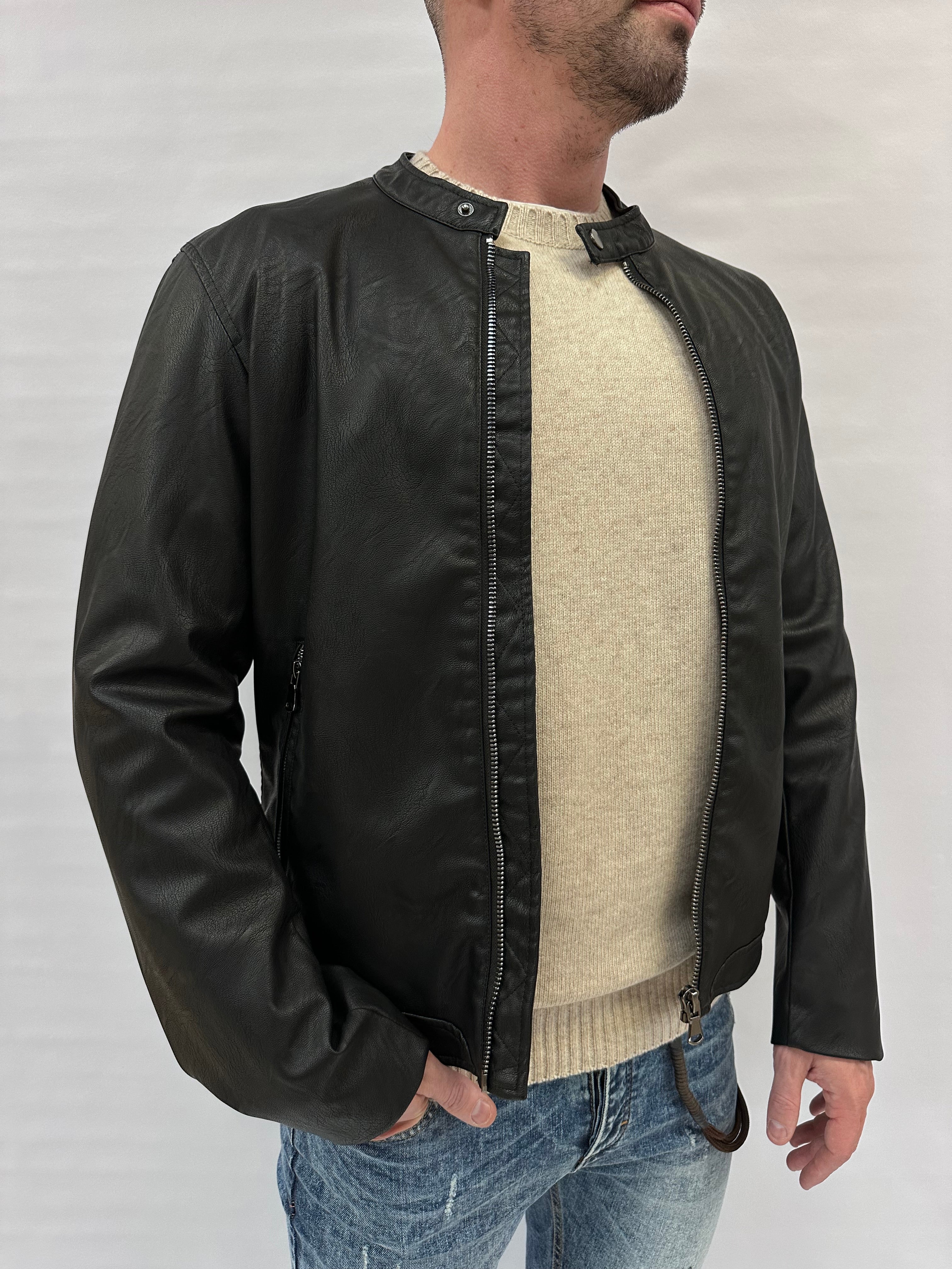 Bomber IMPERIAL in ecopelle - Cod: U85191LIVE