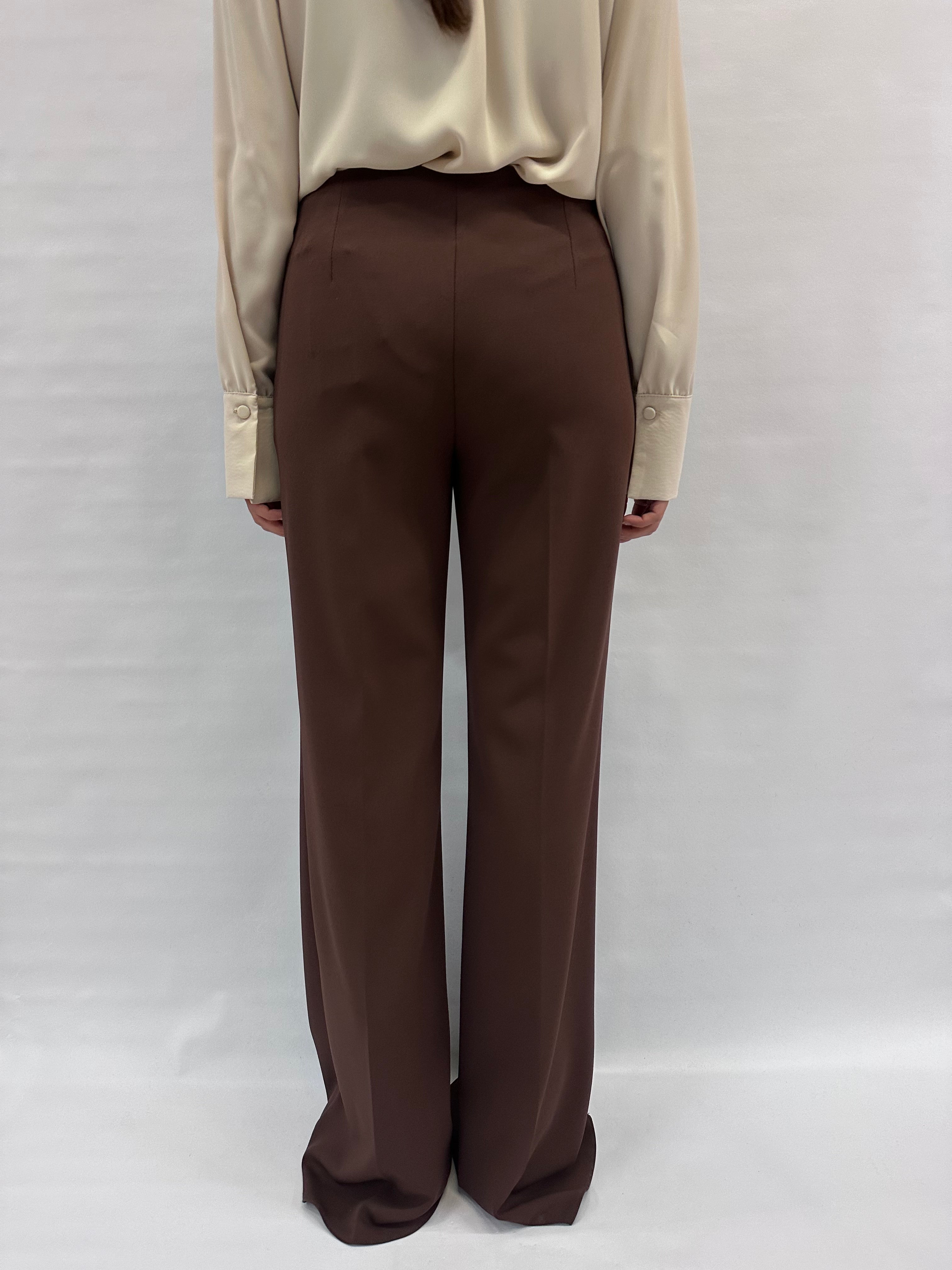 Pantalone RINASCIMENTO in crêpe a palazzo disponibile anche con due giacche in coordinato COD: CFC0125424003