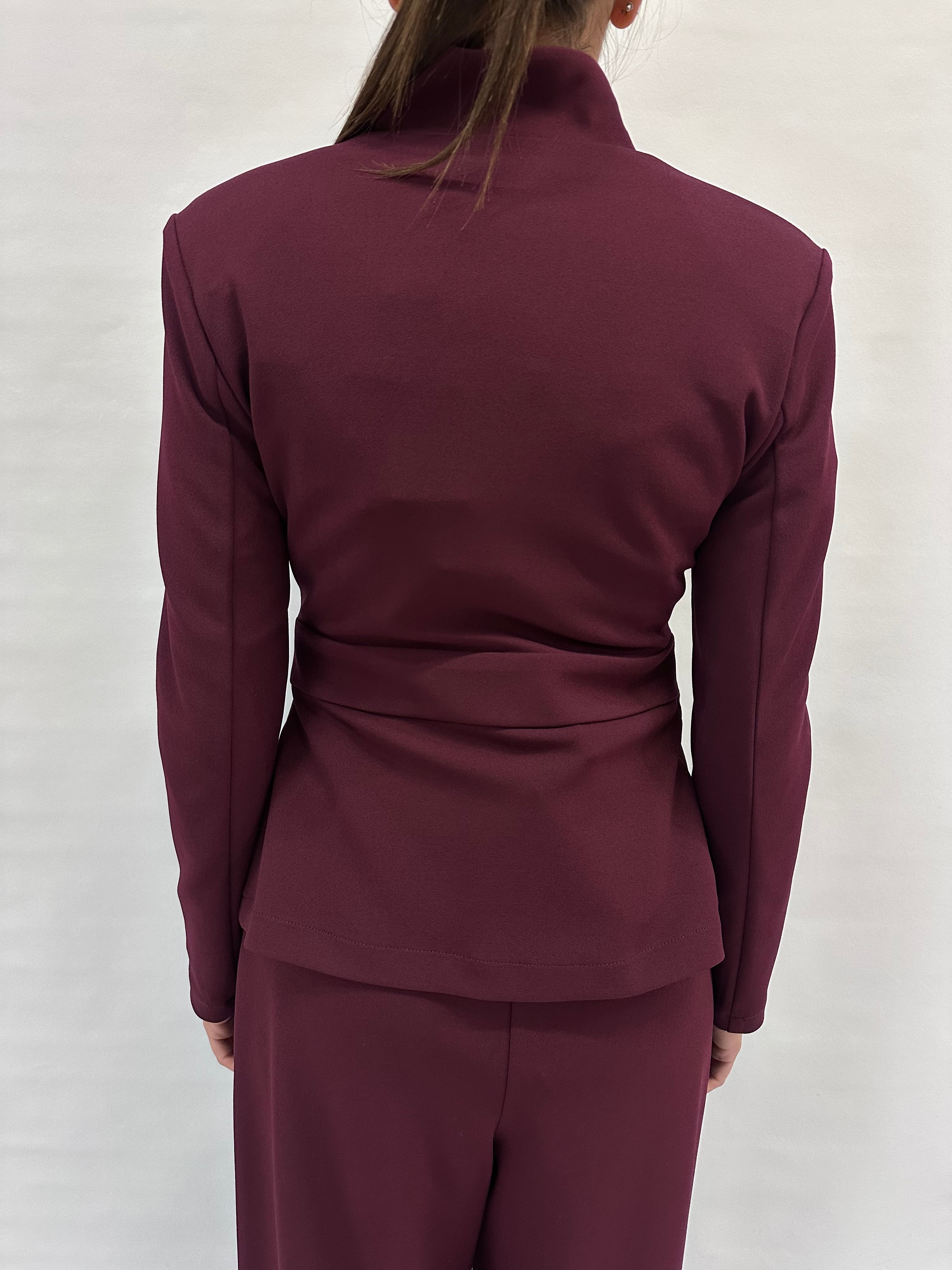 Giacca RINASCIMENTO  in crêpe disponibile con pantalone in coordinato - COD: CFC0125281003