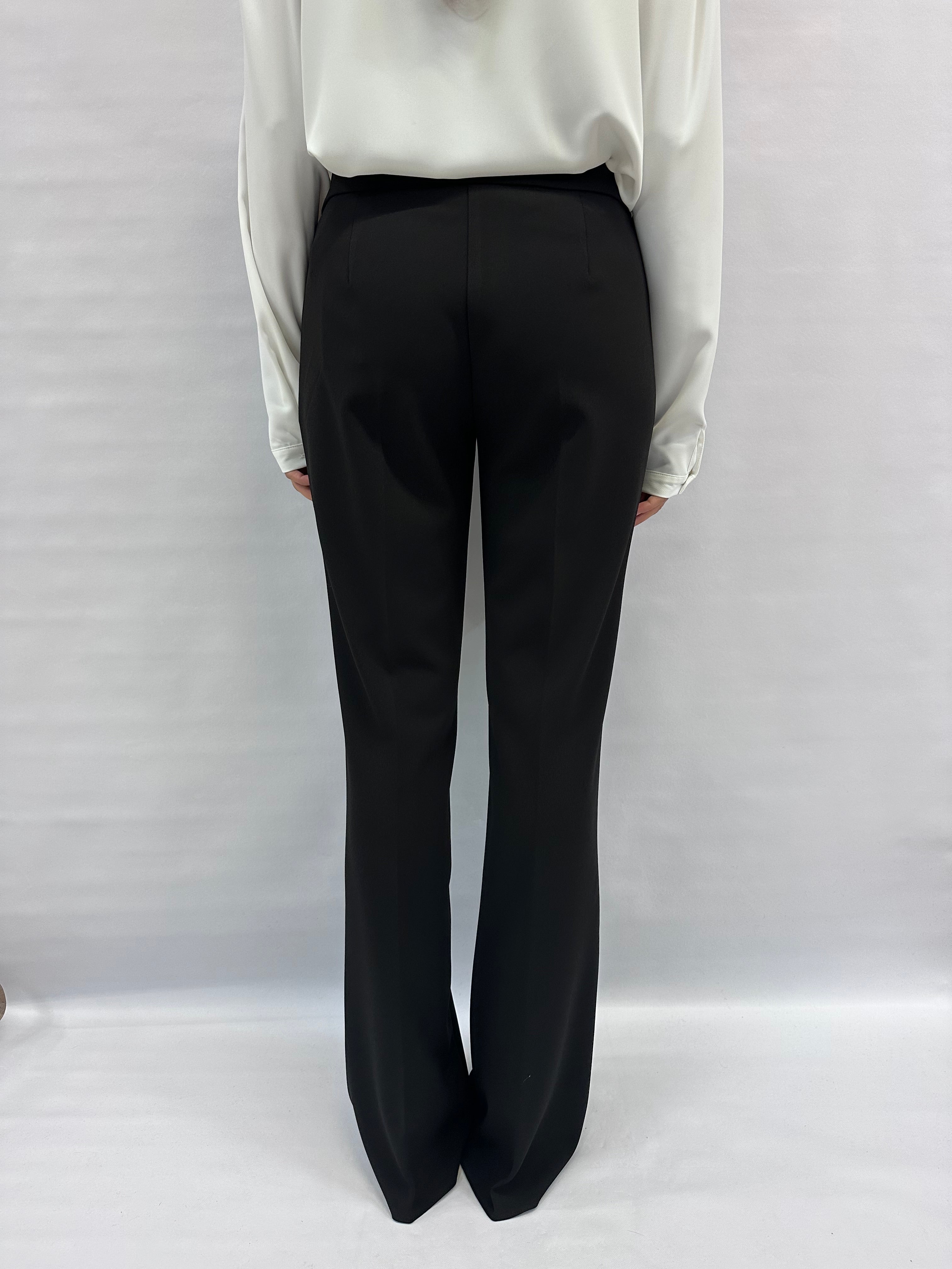 Pantalone RINASCIMENTO in crêpe a zampa disponibile anche con giacca in coordinato COD: CFC0118267003