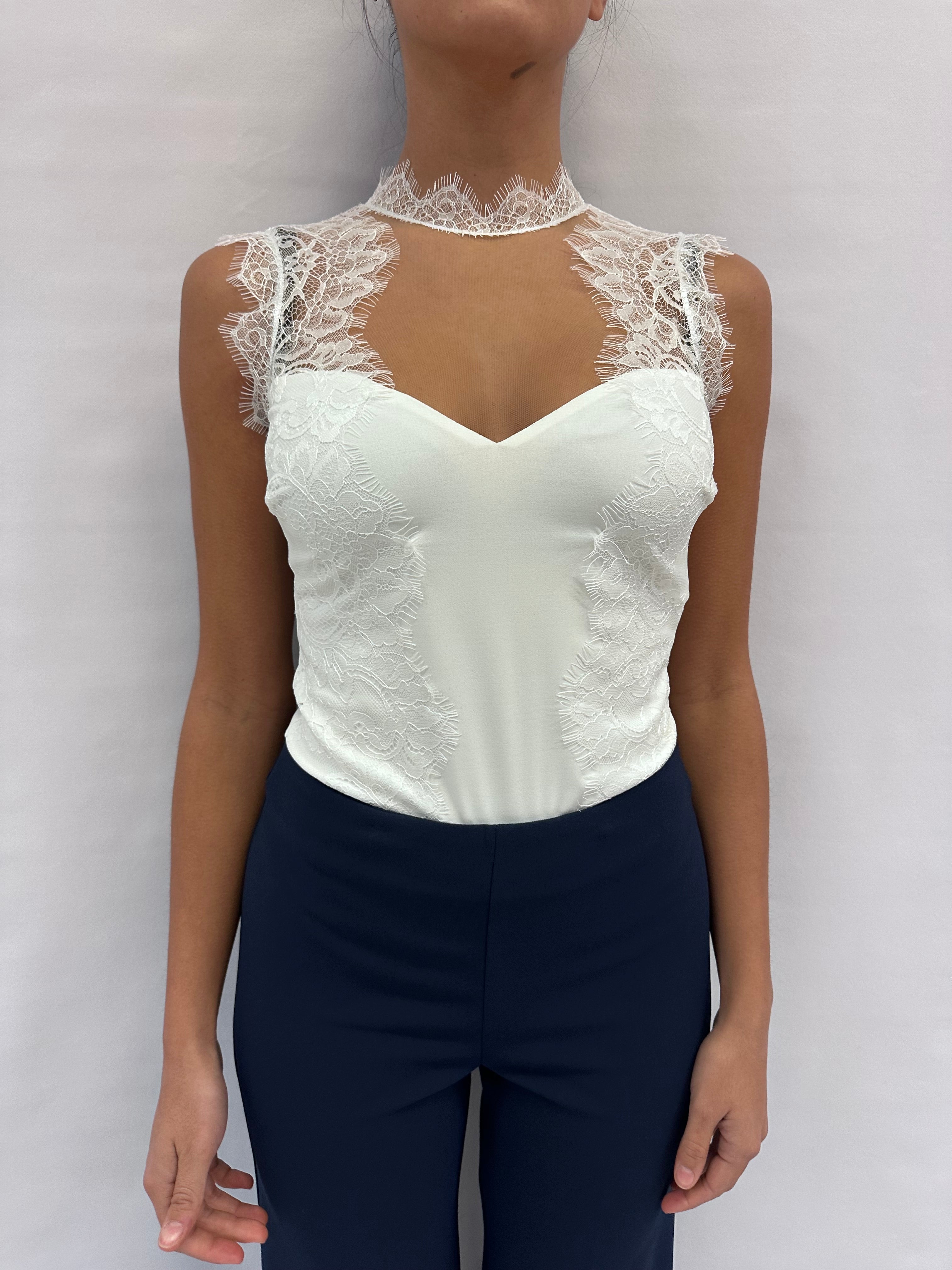 Body RINASCIMENTO in pizzo - Cod: CFC0125003003