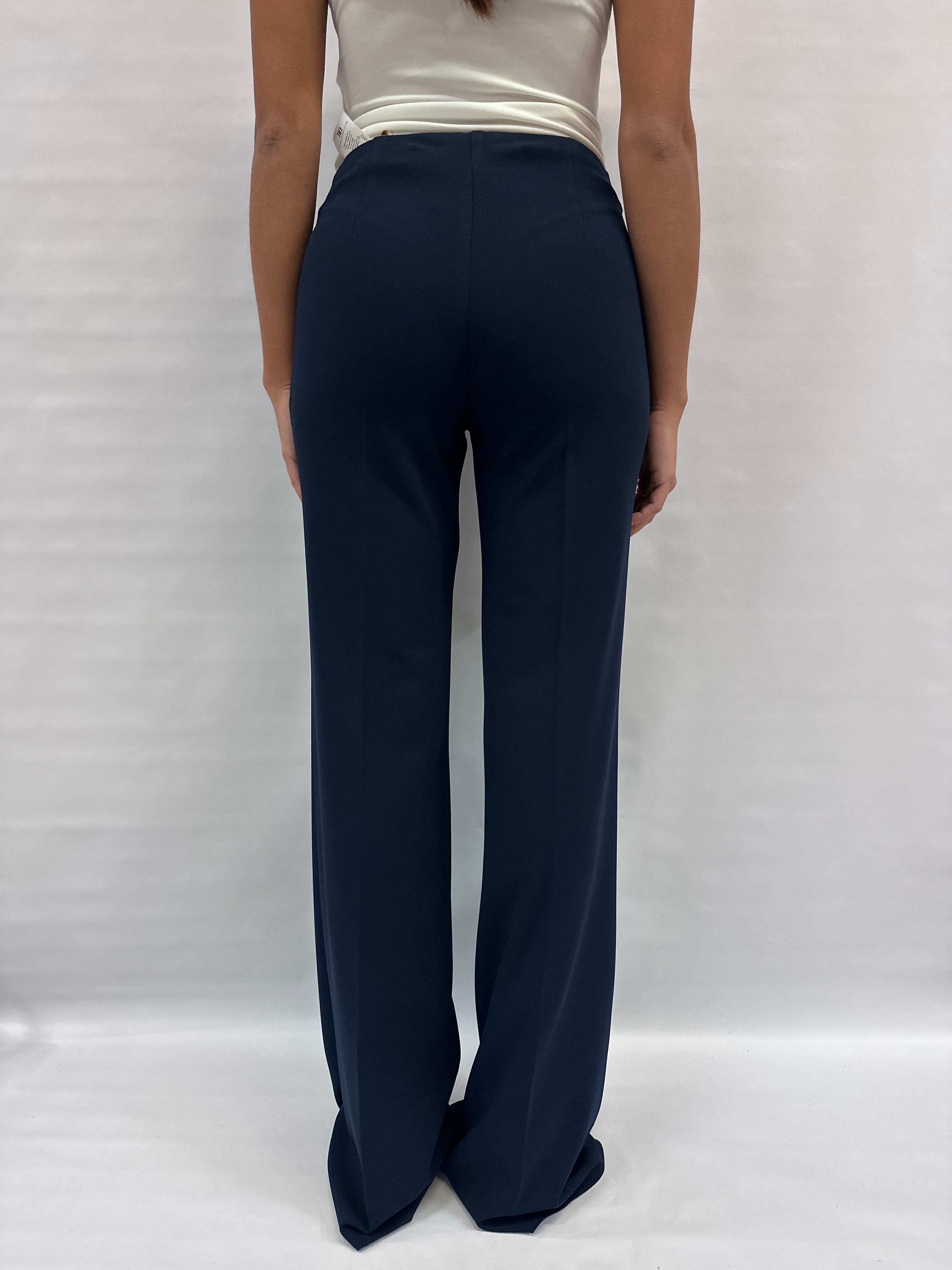 Pantalone RINASCIMENTO in crêpe a palazzo disponibile anche con giacca in coordinato COD: CFC0125424003