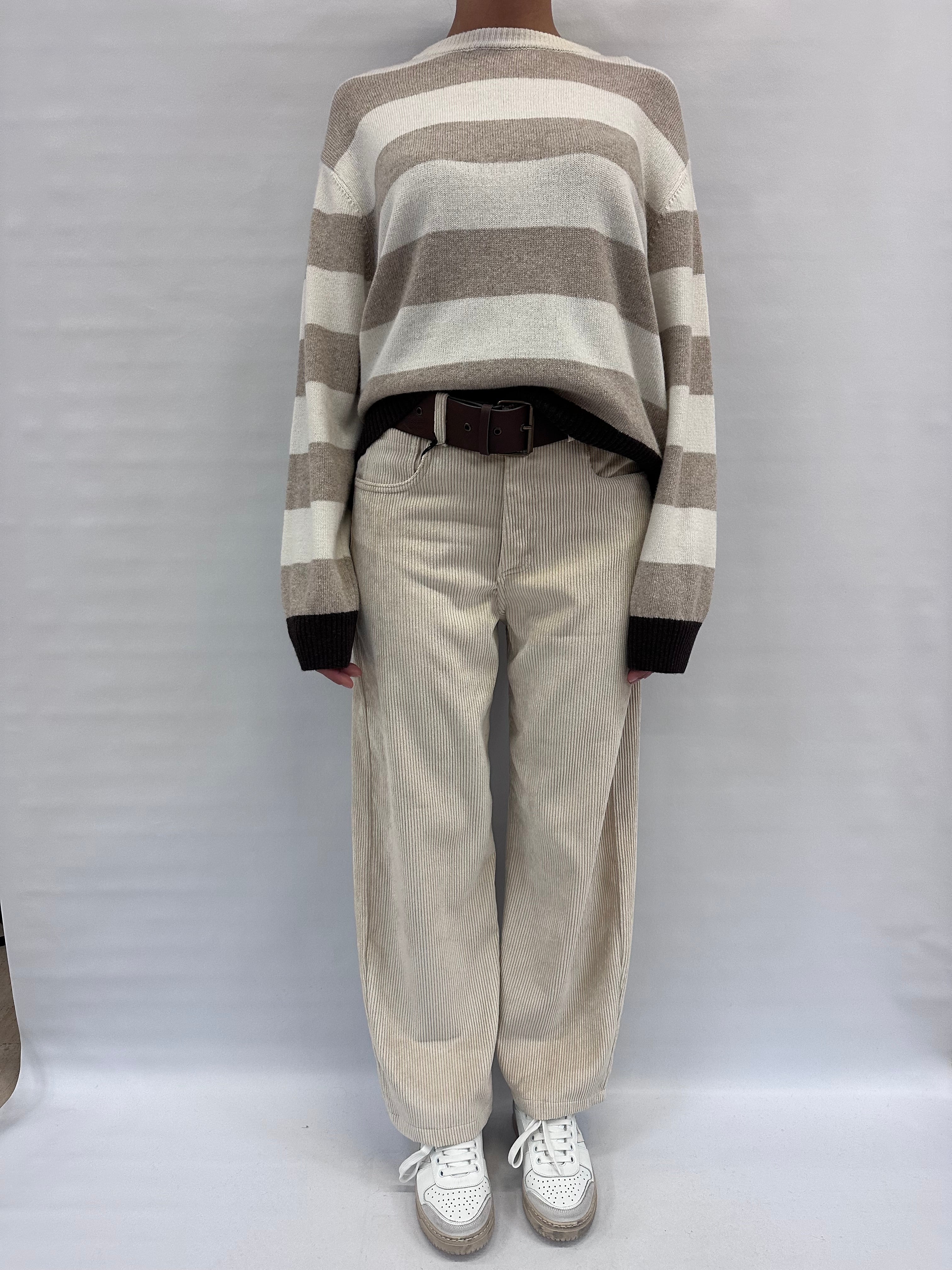 Pantalone TENSIONE IN in velluto 1000 coste  COD: W25PB21