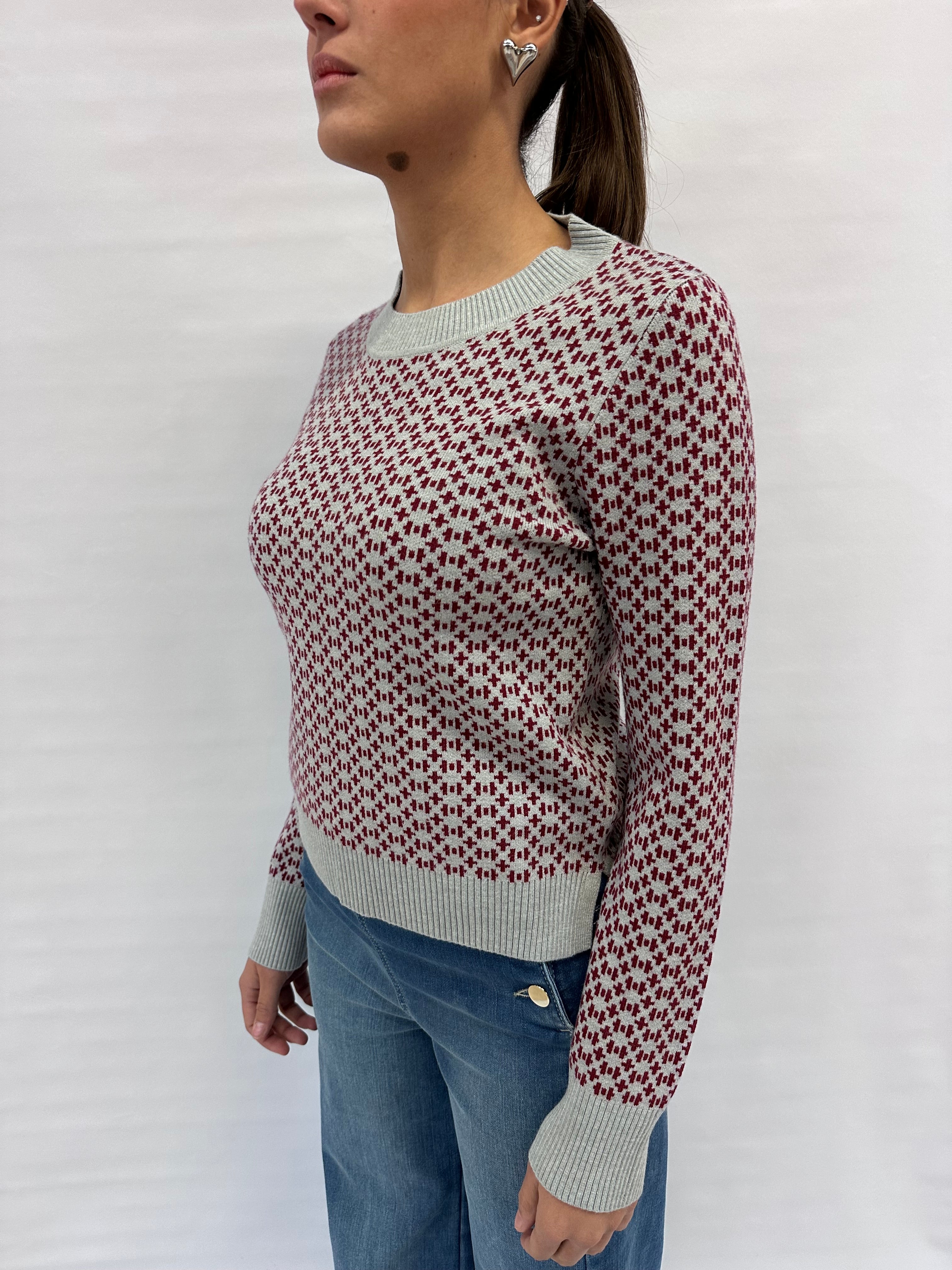 Maglione BLUEJOINT con trama geometrica , COD: 255W6225