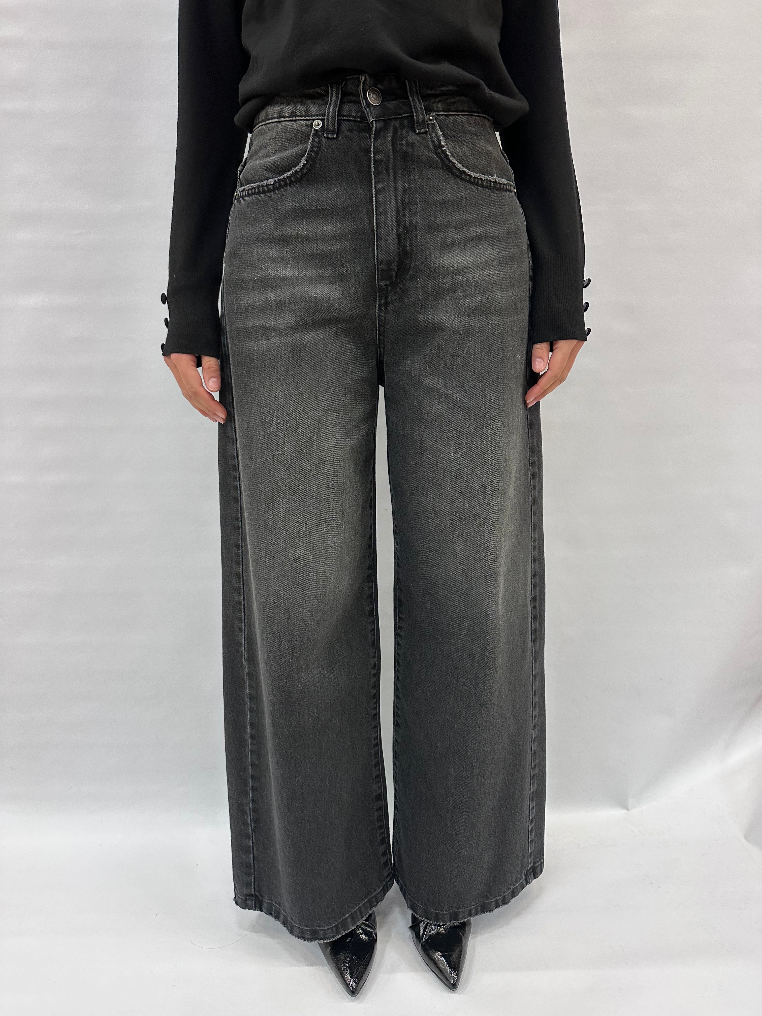 Jeans TENSIONE IN gambia molto ampia - COD: GIUSI-ZANE