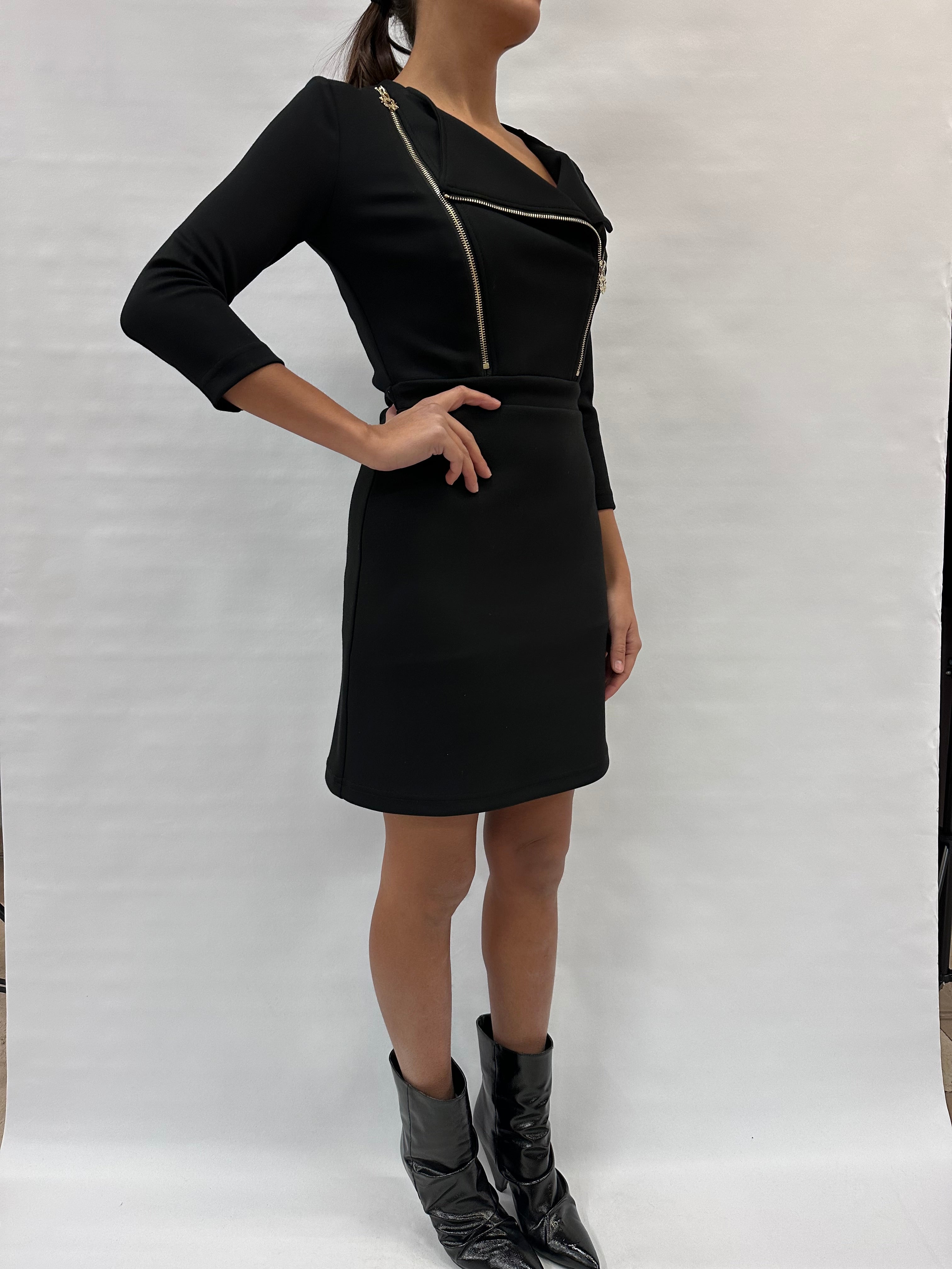 Abito RINASCIMENTO manica lunga con cerniera decorativa - COD: CFC00126892003