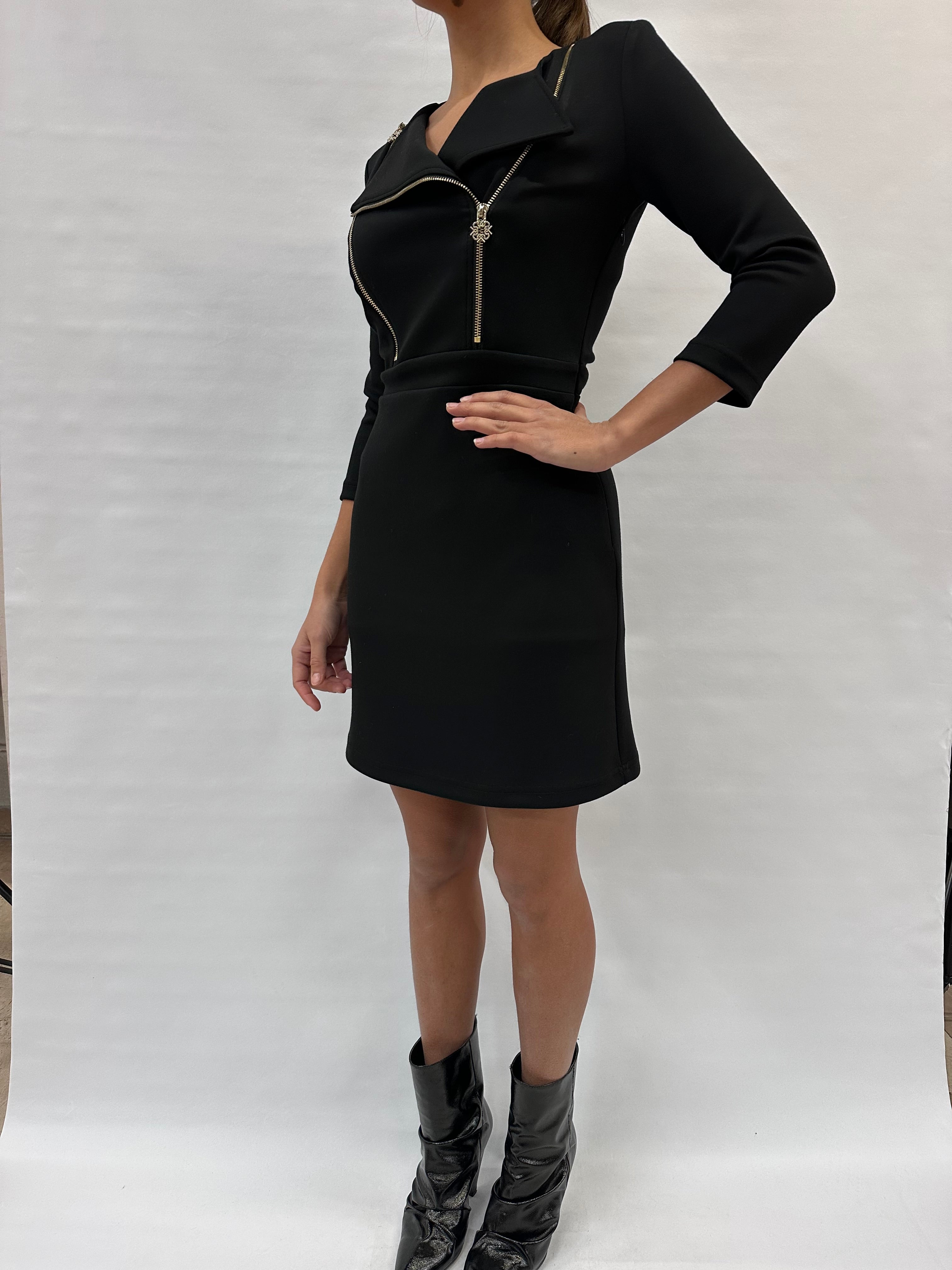 Abito RINASCIMENTO manica lunga con cerniera decorativa - COD: CFC00126892003