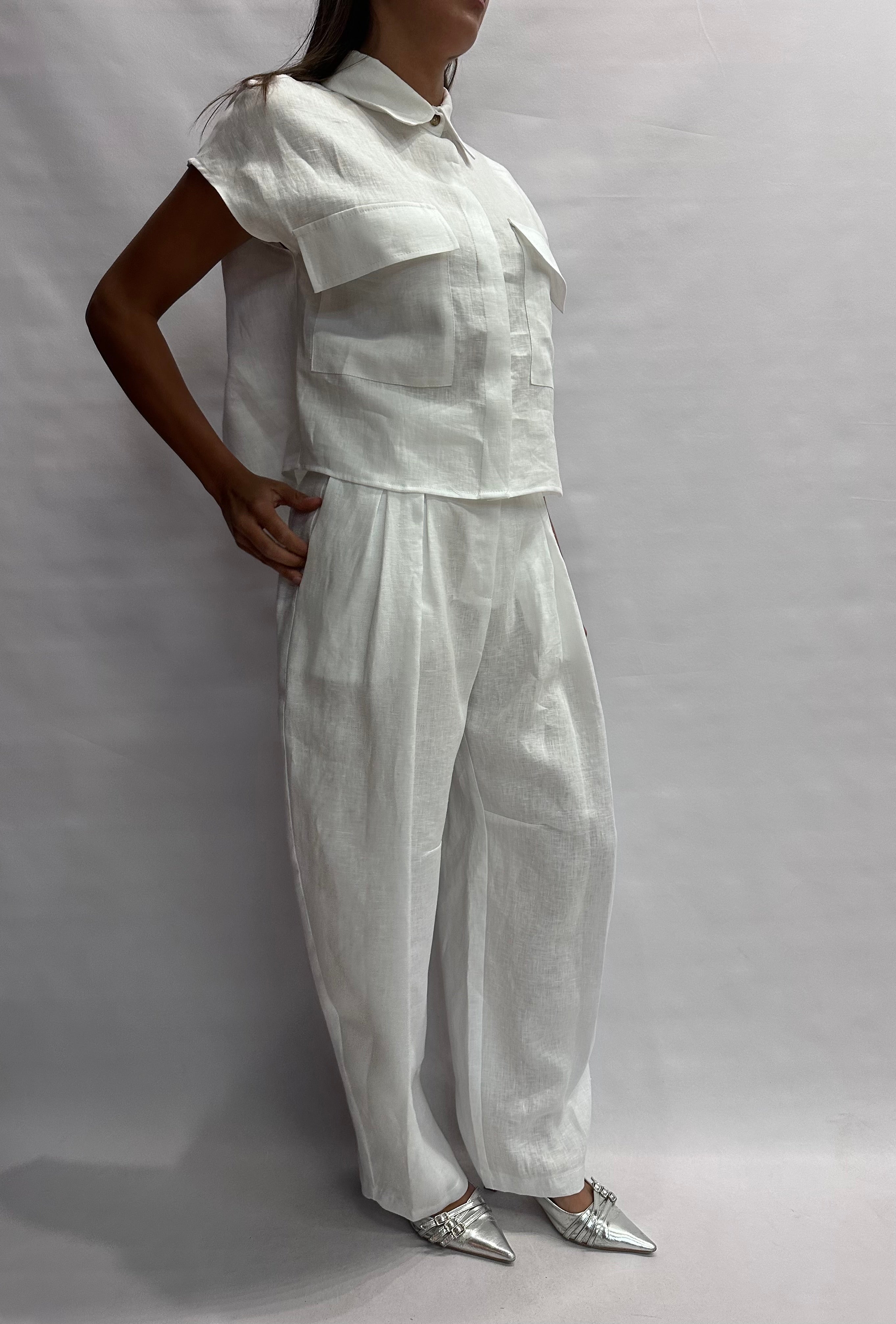Coordinato TENSIONE IN 100% Lino, COD: 26P4950 e 26C5029