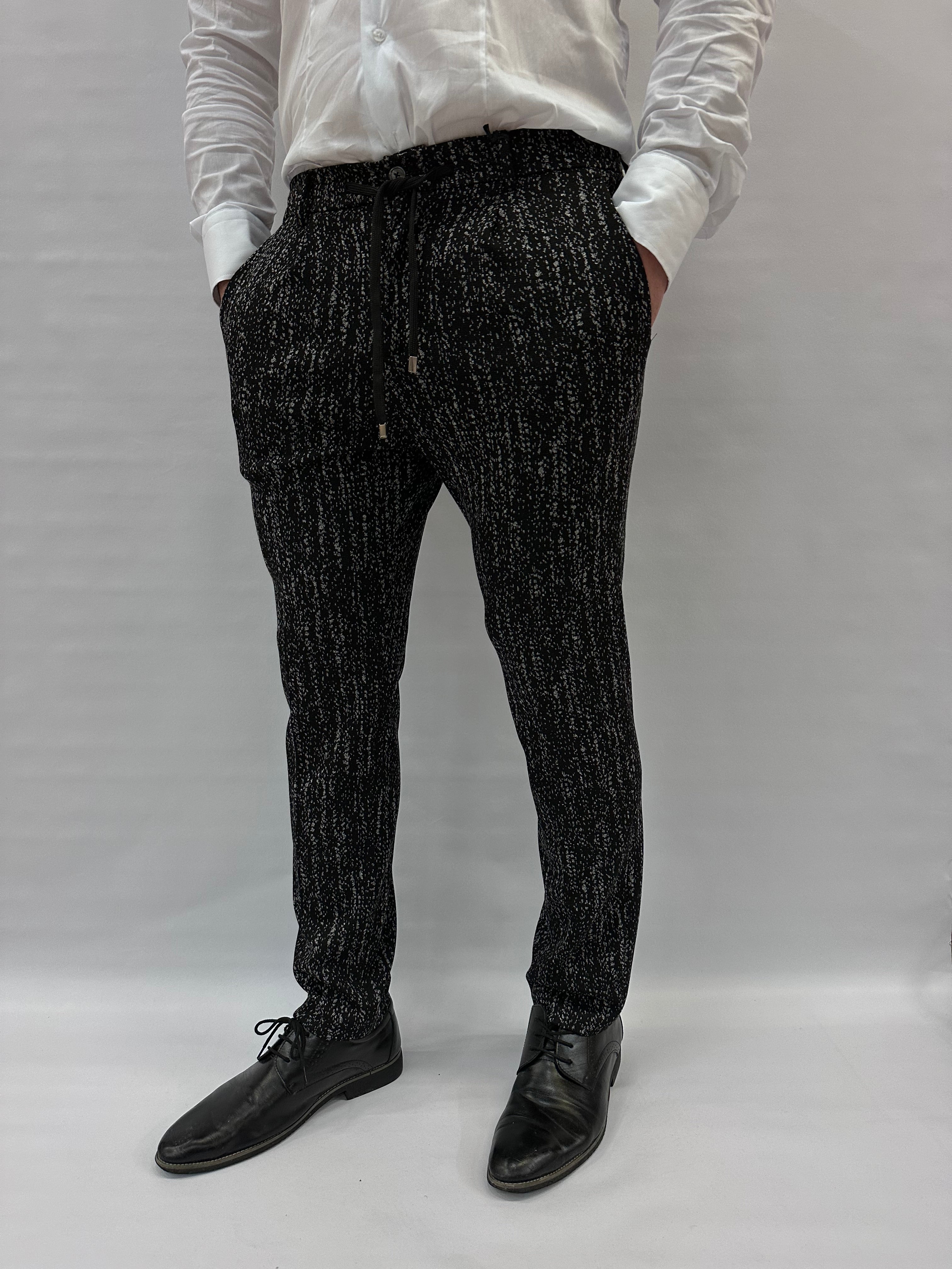 Pantalone XAGON MAN asciutto, elasticizzato, trama con punte di grigio disponibile anche con giacca in coordinato - COD: PBXARI