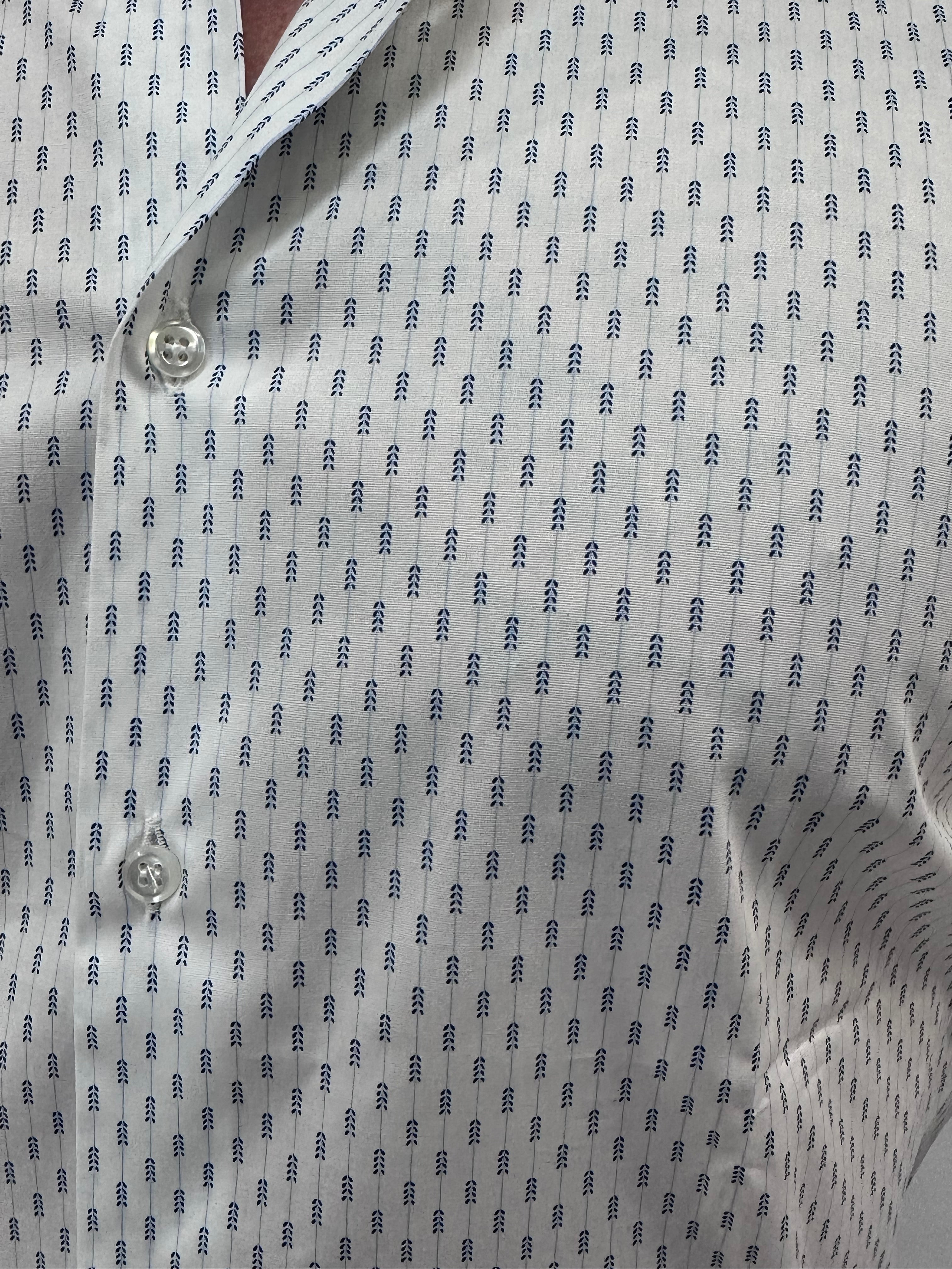 Camicia SL56 trama a freccia geometrica a frecce continuate - Cod: MAN4