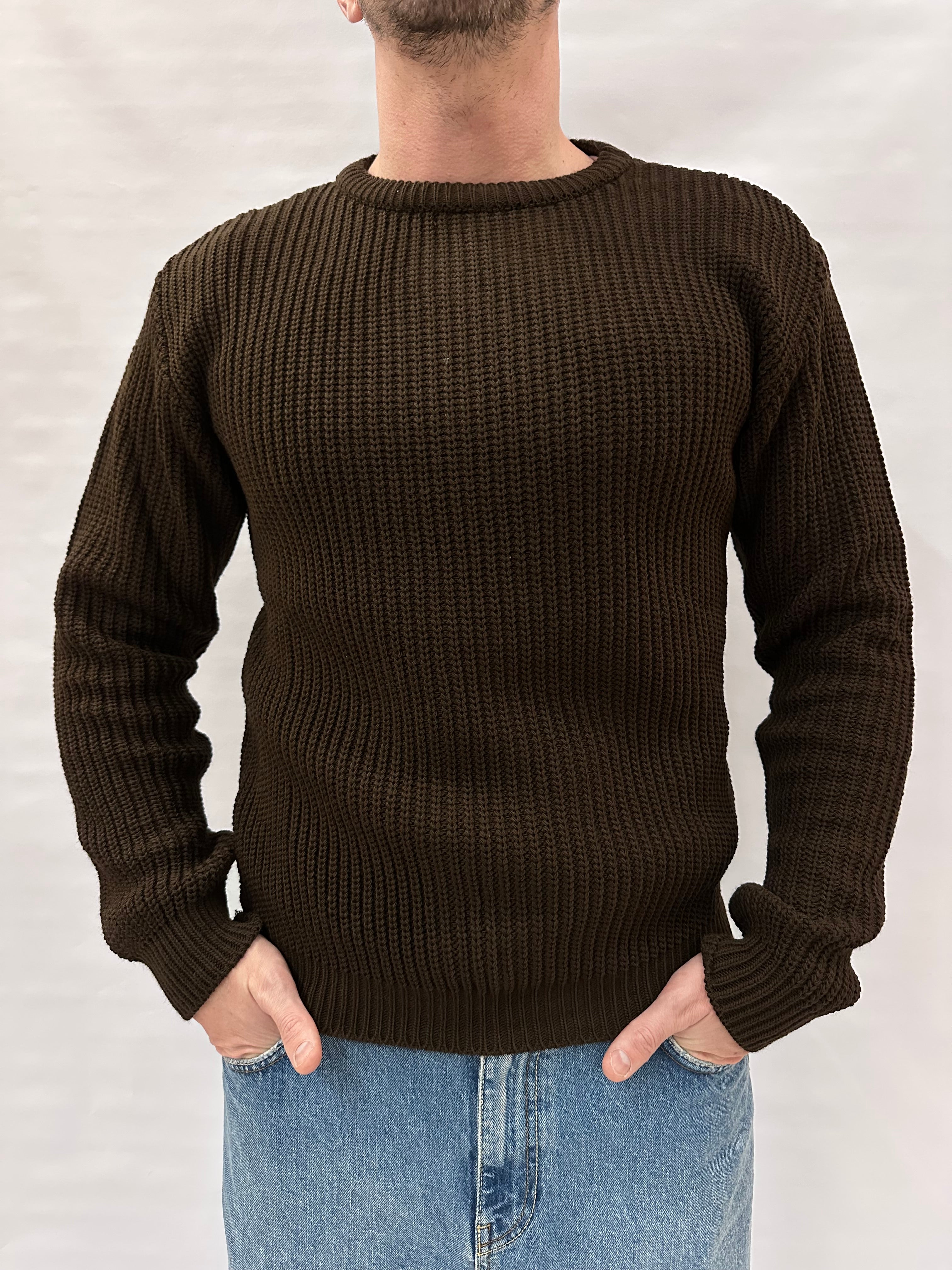 Maglione IMPERIAL girocollo, lavorato a ricami , Cod: M81416340