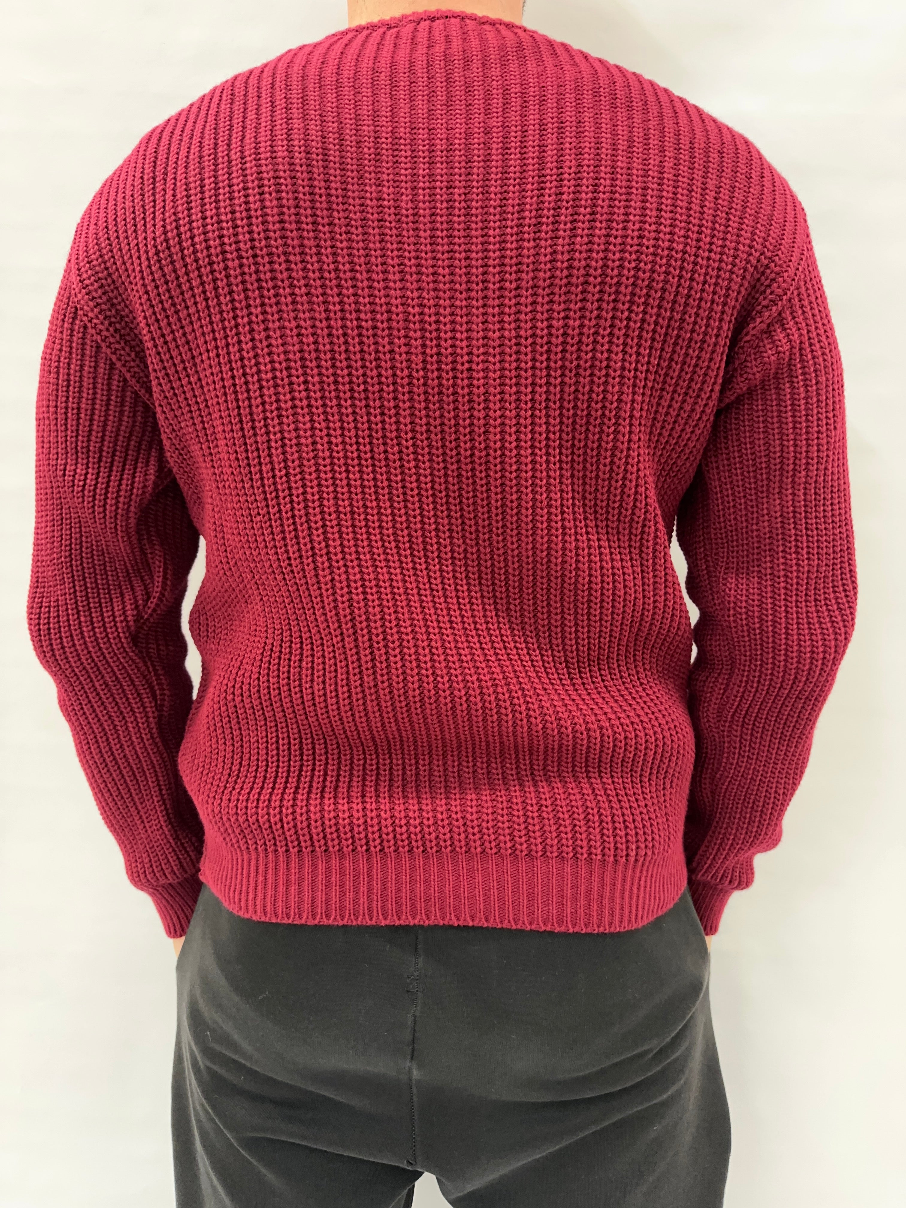 Maglione IMPERIAL girocollo, lavorato a ricami , Cod: M81416340