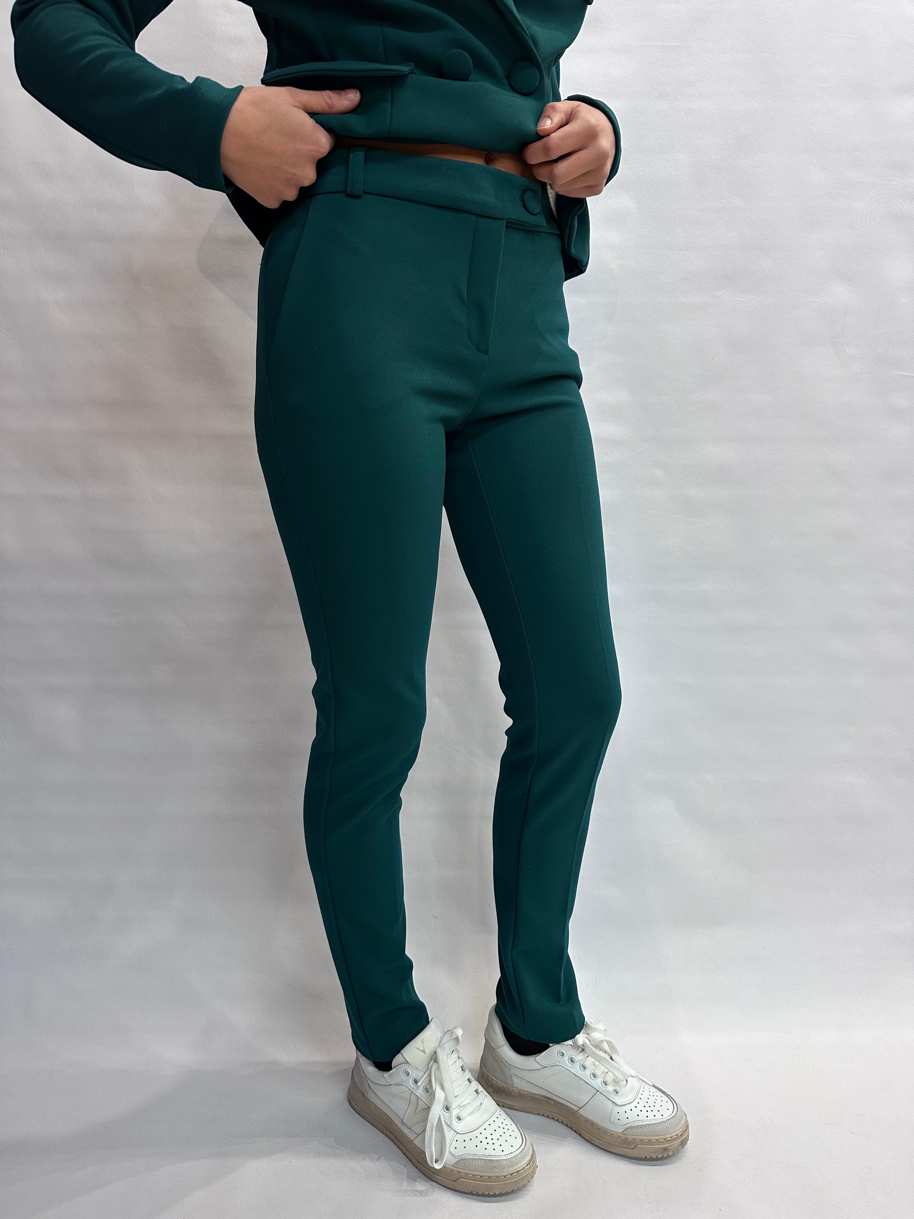 Pantalone RINASCIMENTO in crêpe slim fit disponibile anche con giacca in coordinato COD: CFC0124919003