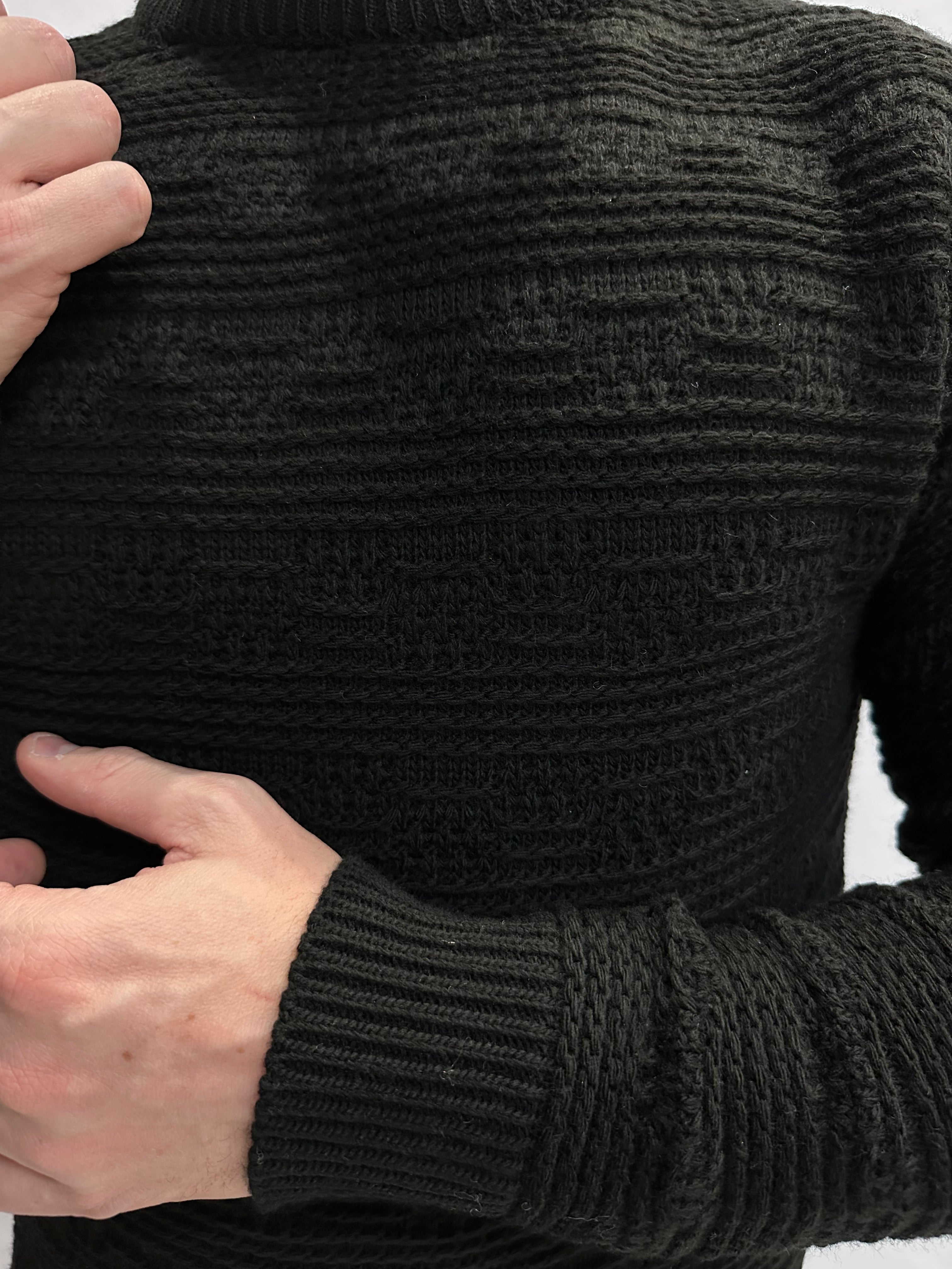 Maglione IMPERIAL girocollo, lavorato a ricami , Cod: M81416383