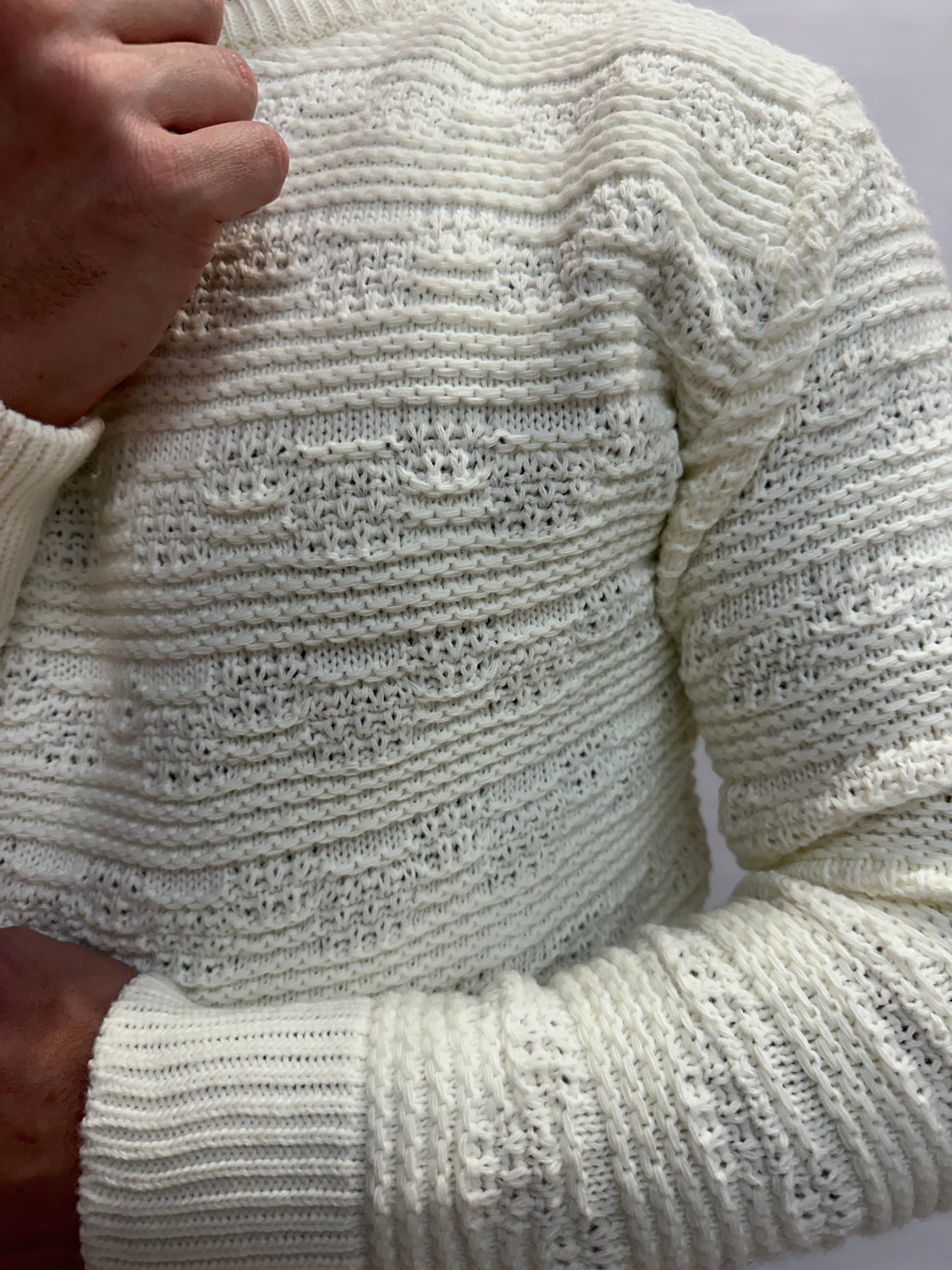 Maglione IMPERIAL girocollo, lavorato a ricami , Cod: M81416383