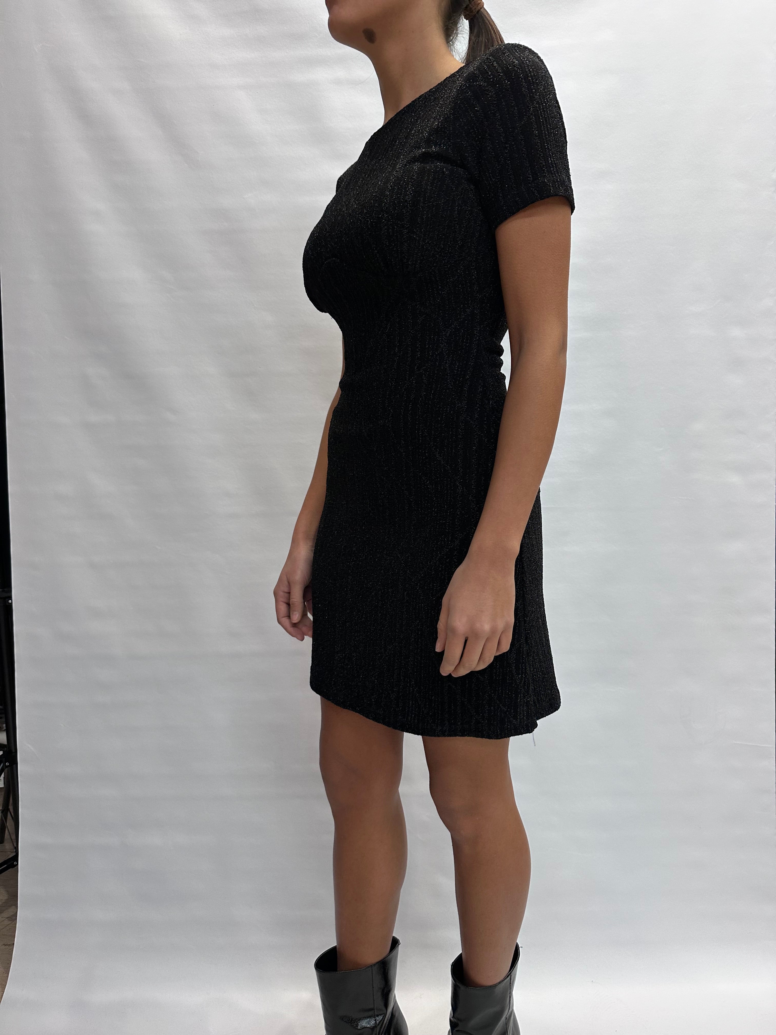 Abito RINASCIMENTO con punto luce a maniche corte - COD: CFC0019876002