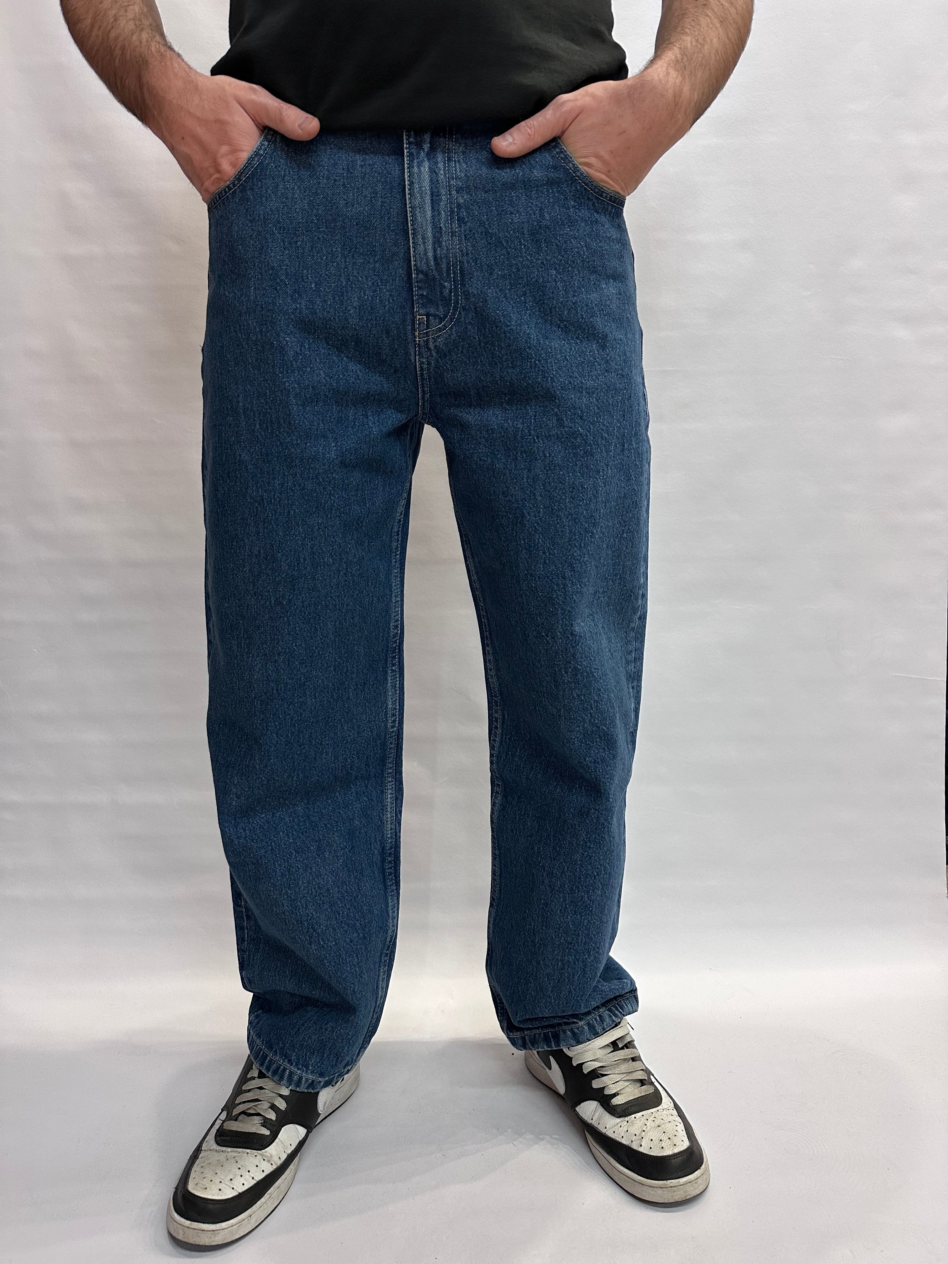 Jeans IMPERIAL modello wide "relaxed fit" color Blu Denim  - COD: P86014006