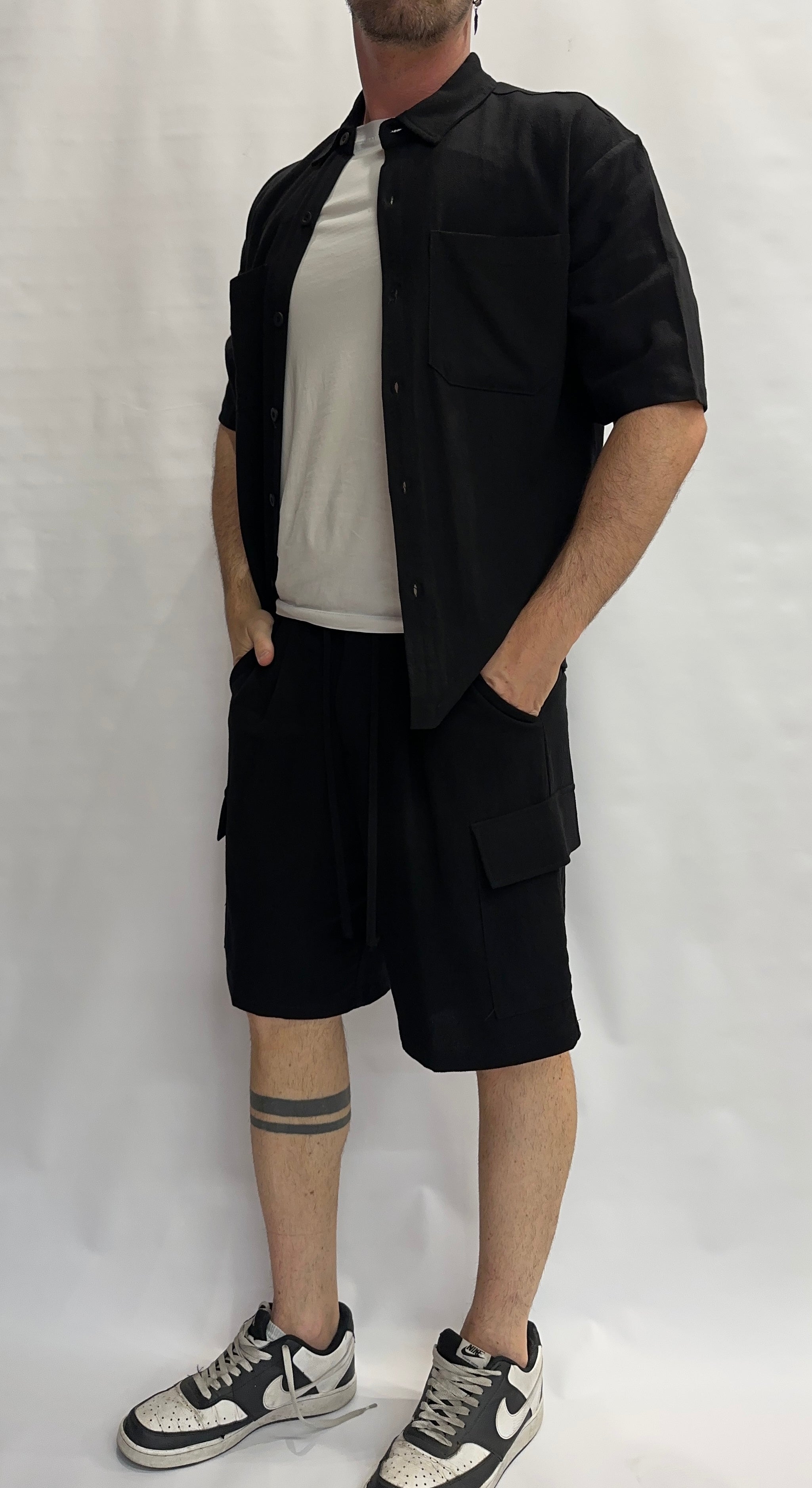 Bermuda IMPERIAL morbido di gamba, con coulisse in vita, disponibile anche con camicia in coordinato - COD: D89793XY14