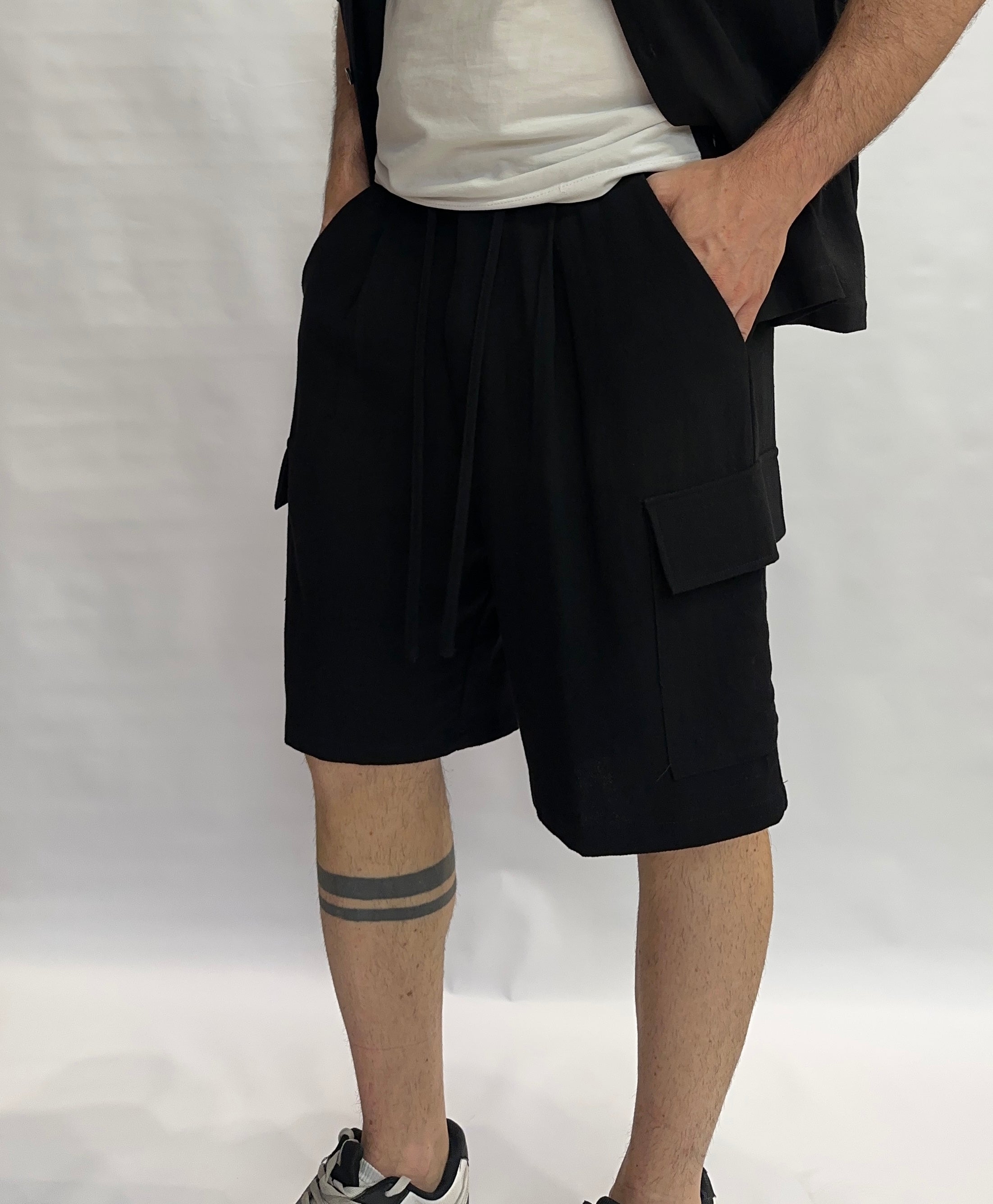Bermuda IMPERIAL morbido di gamba, con coulisse in vita, disponibile anche con camicia in coordinato - COD: D89793XY14