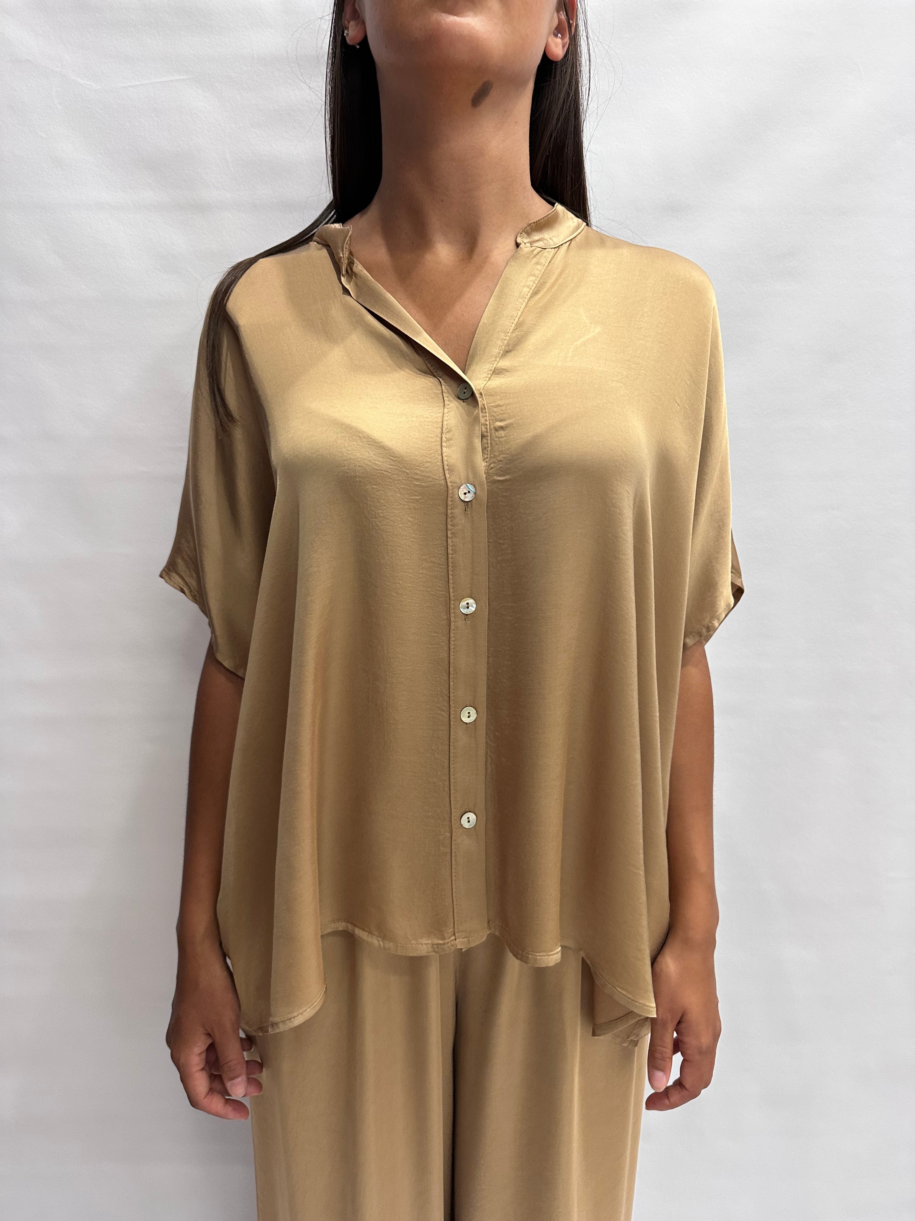 Camicetta TENSIONE IN asimmetrica disponibile anche con pantalone in coordinato,  COD: F5039C05