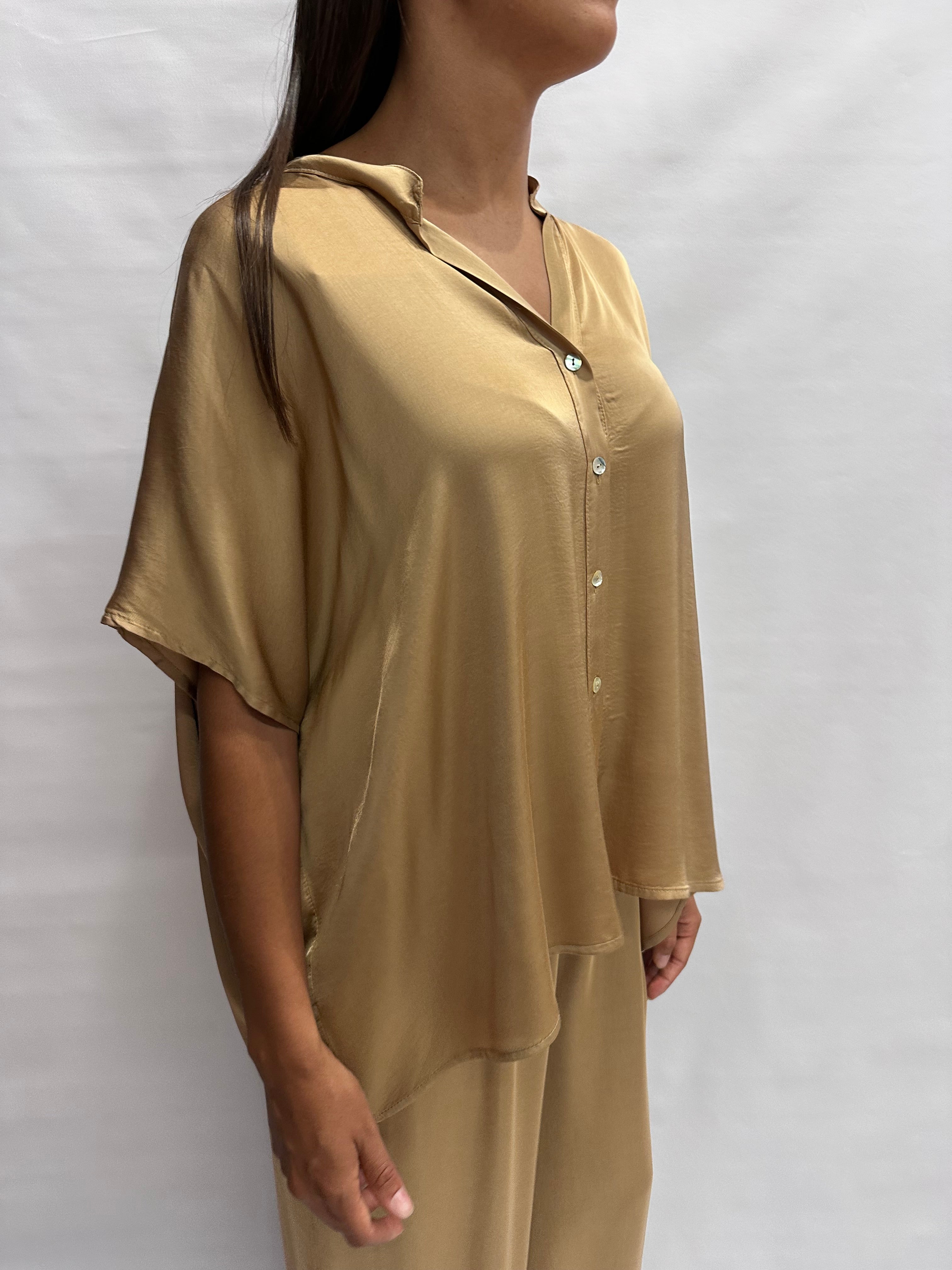 Camicetta TENSIONE IN asimmetrica disponibile anche con pantalone in coordinato,  COD: F5039C05