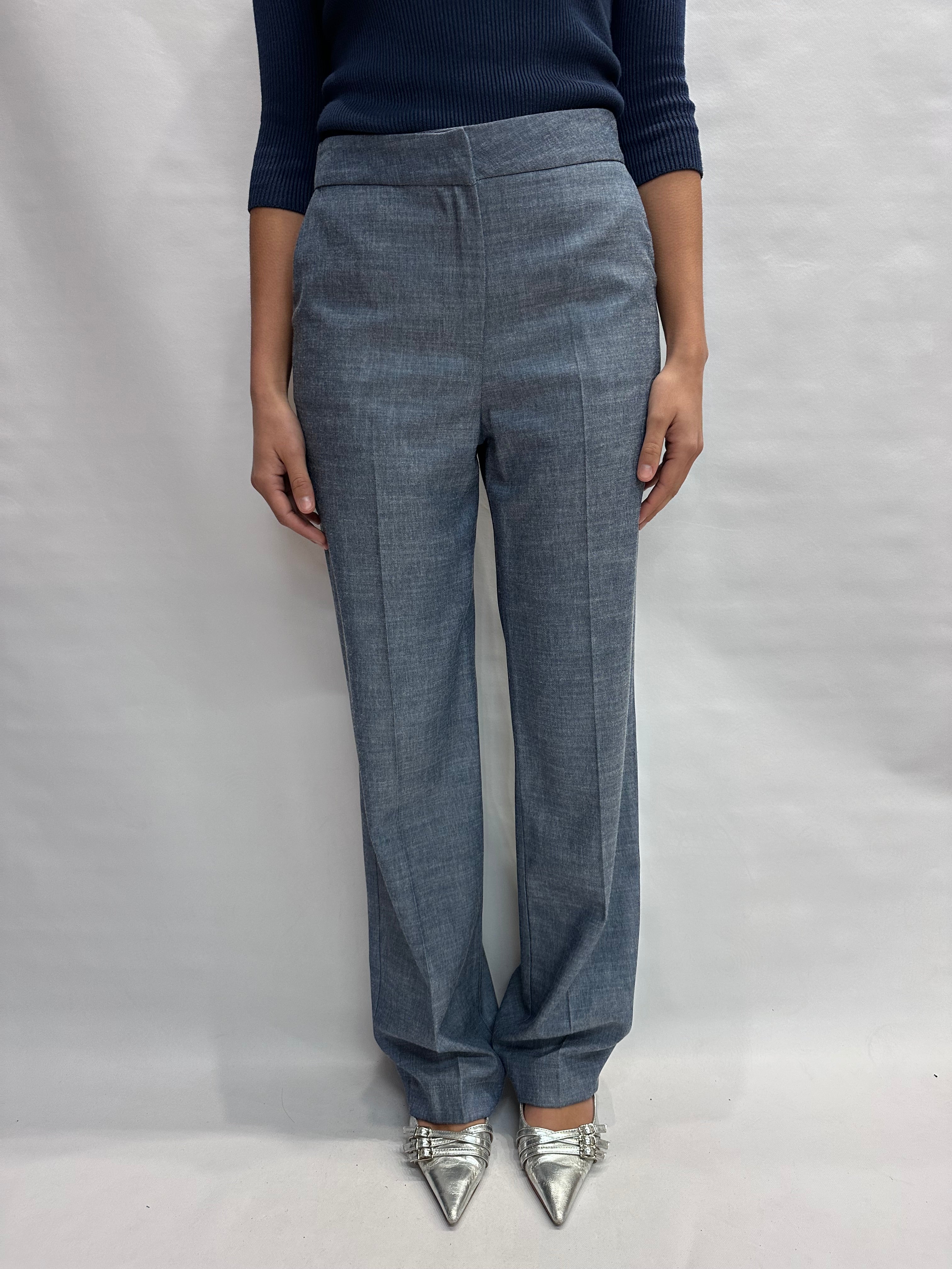 Pantalone RINASCIMENTO in Lyocell a palazzo a vita alta COD: CFC0127587003