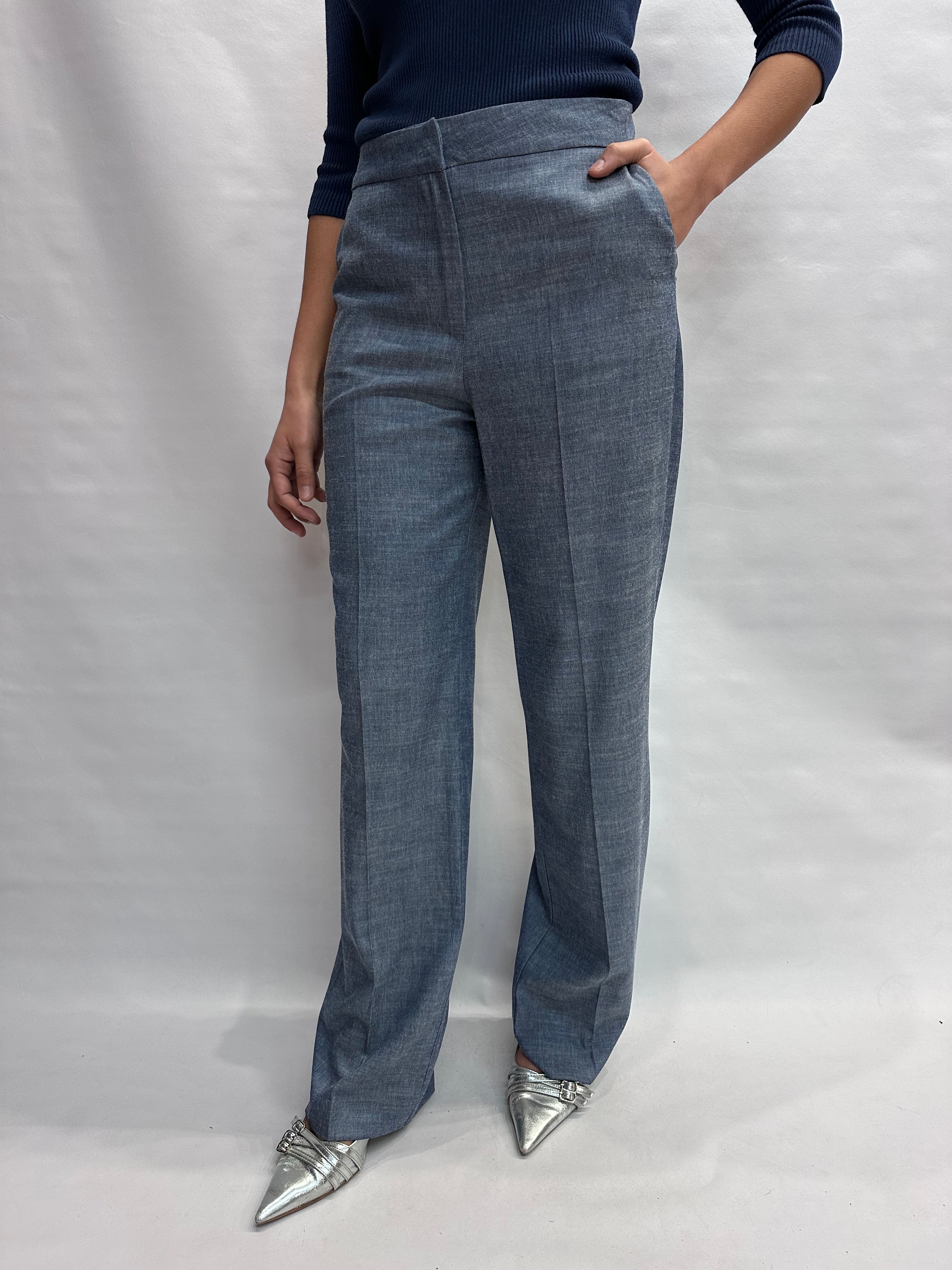 Pantalone RINASCIMENTO in Lyocell a palazzo a vita alta COD: CFC0127587003