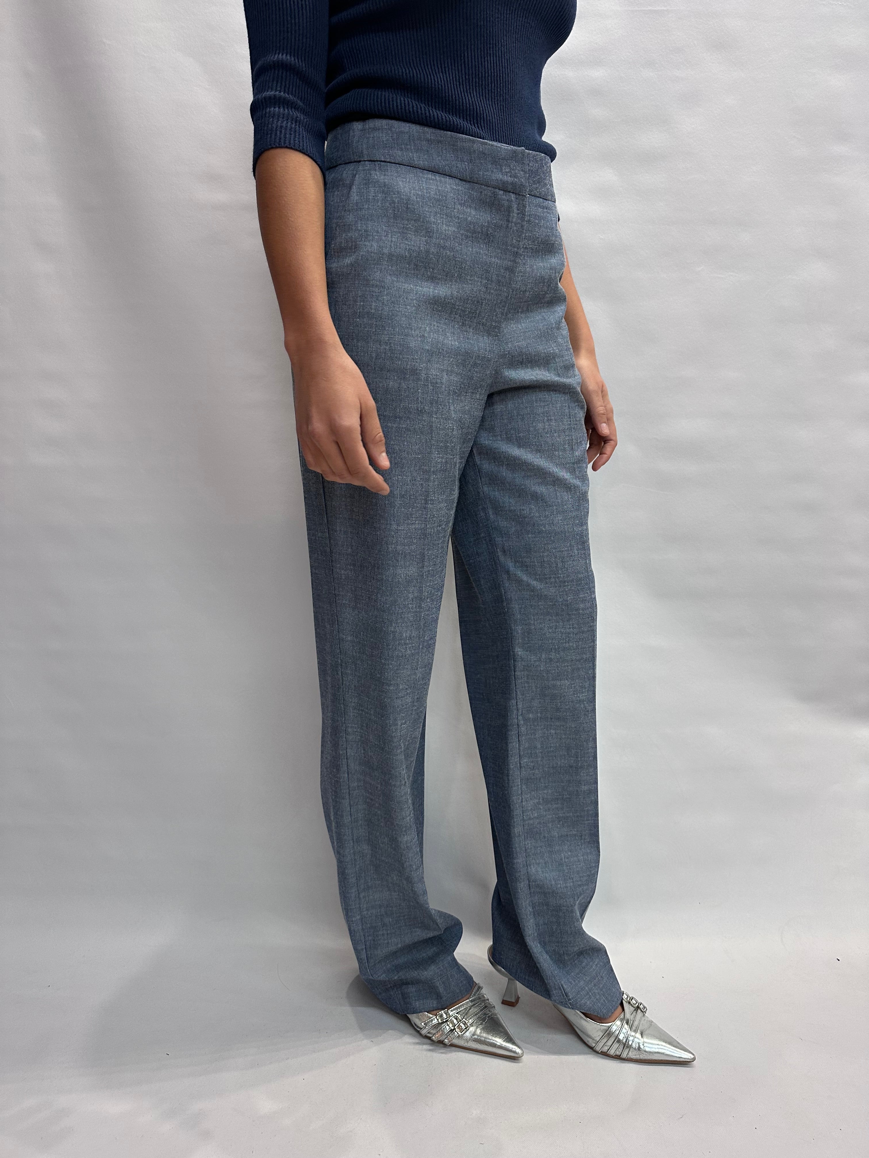 Pantalone RINASCIMENTO in Lyocell a palazzo a vita alta COD: CFC0127587003