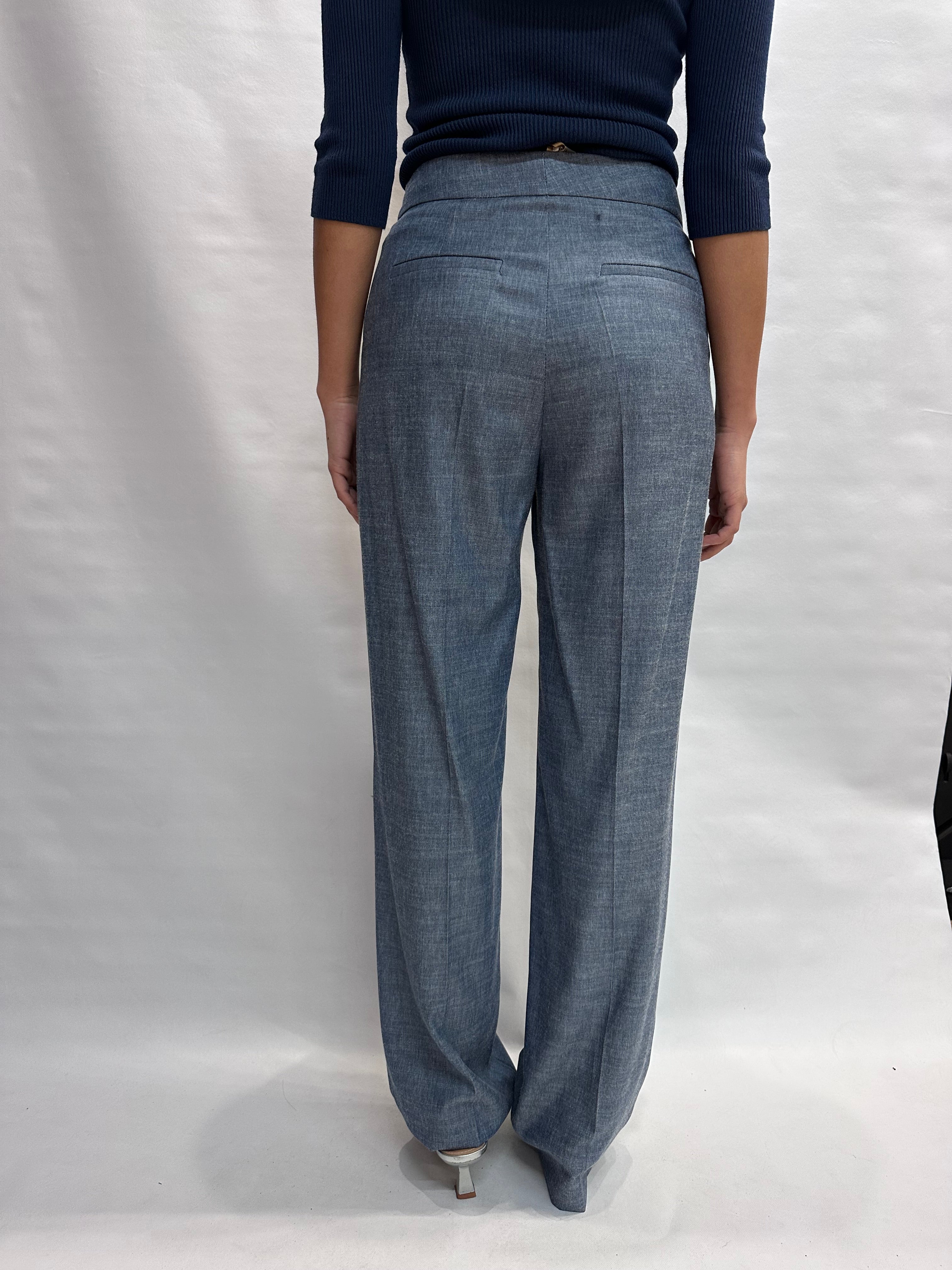 Pantalone RINASCIMENTO in Lyocell a palazzo a vita alta COD: CFC0127587003