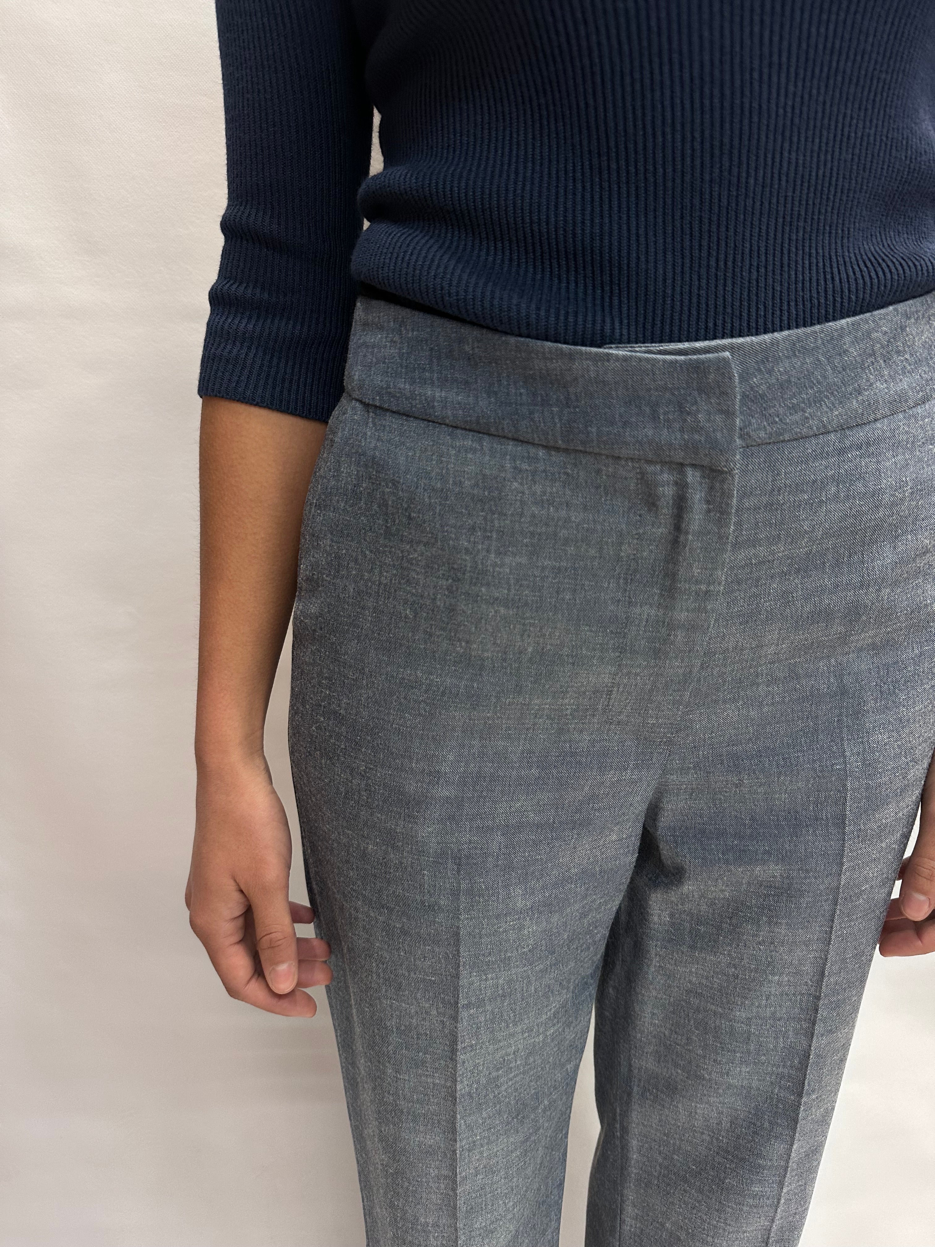 Pantalone RINASCIMENTO in Lyocell a palazzo a vita alta COD: CFC0127587003