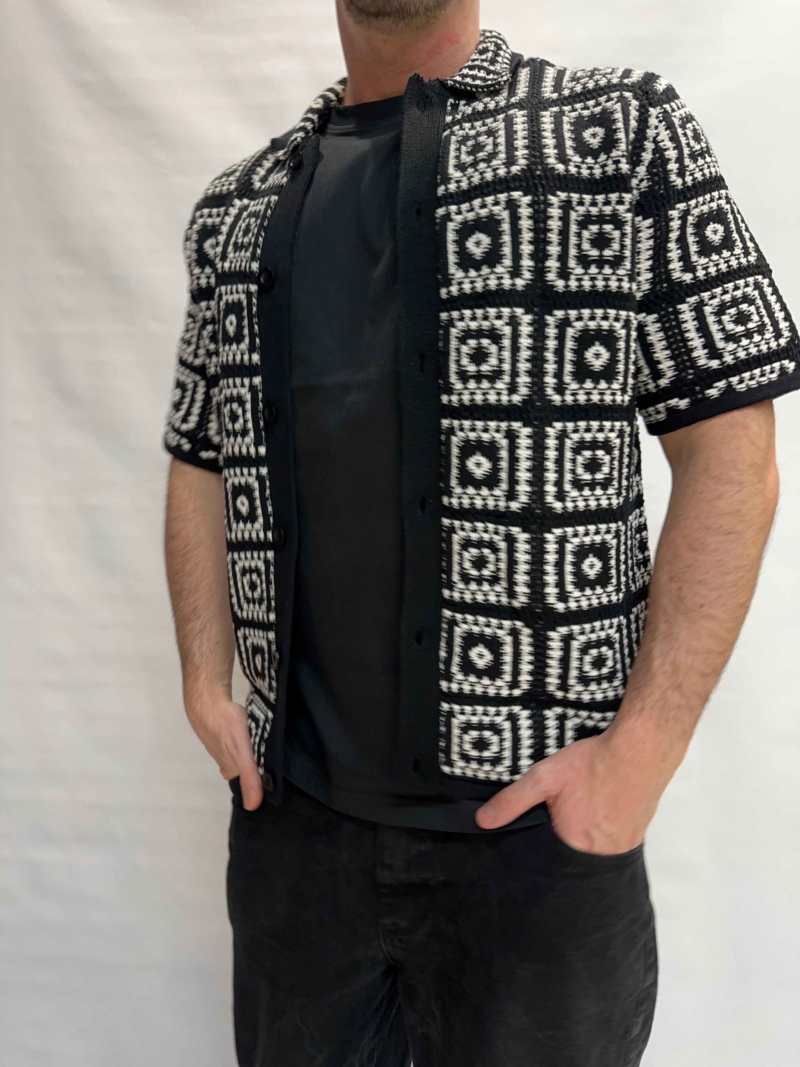 Camicia in maglia ONLY&SONS 100% Cotone con trama a quadri - Cod: ONSBART