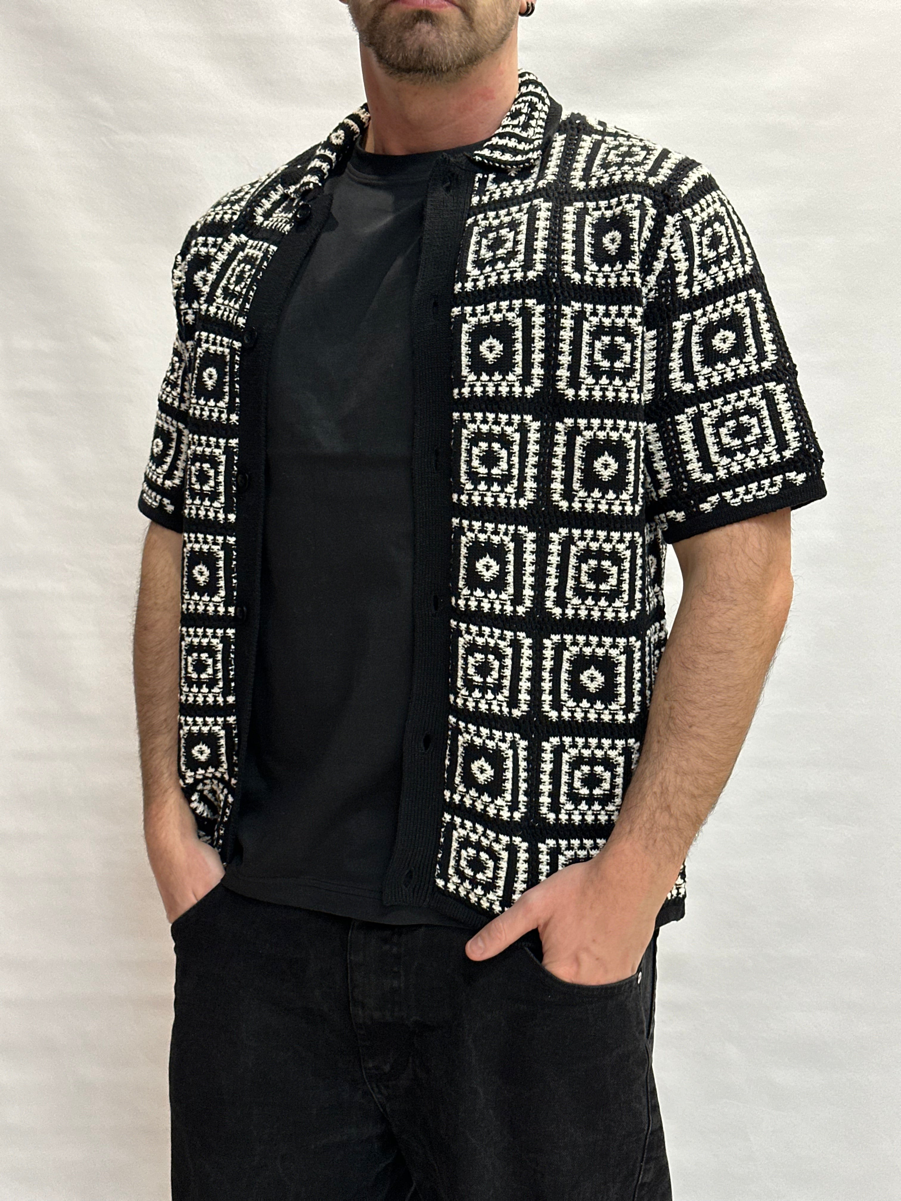 Camicia in maglia ONLY&SONS 100% Cotone con trama a quadri - Cod: ONSBART