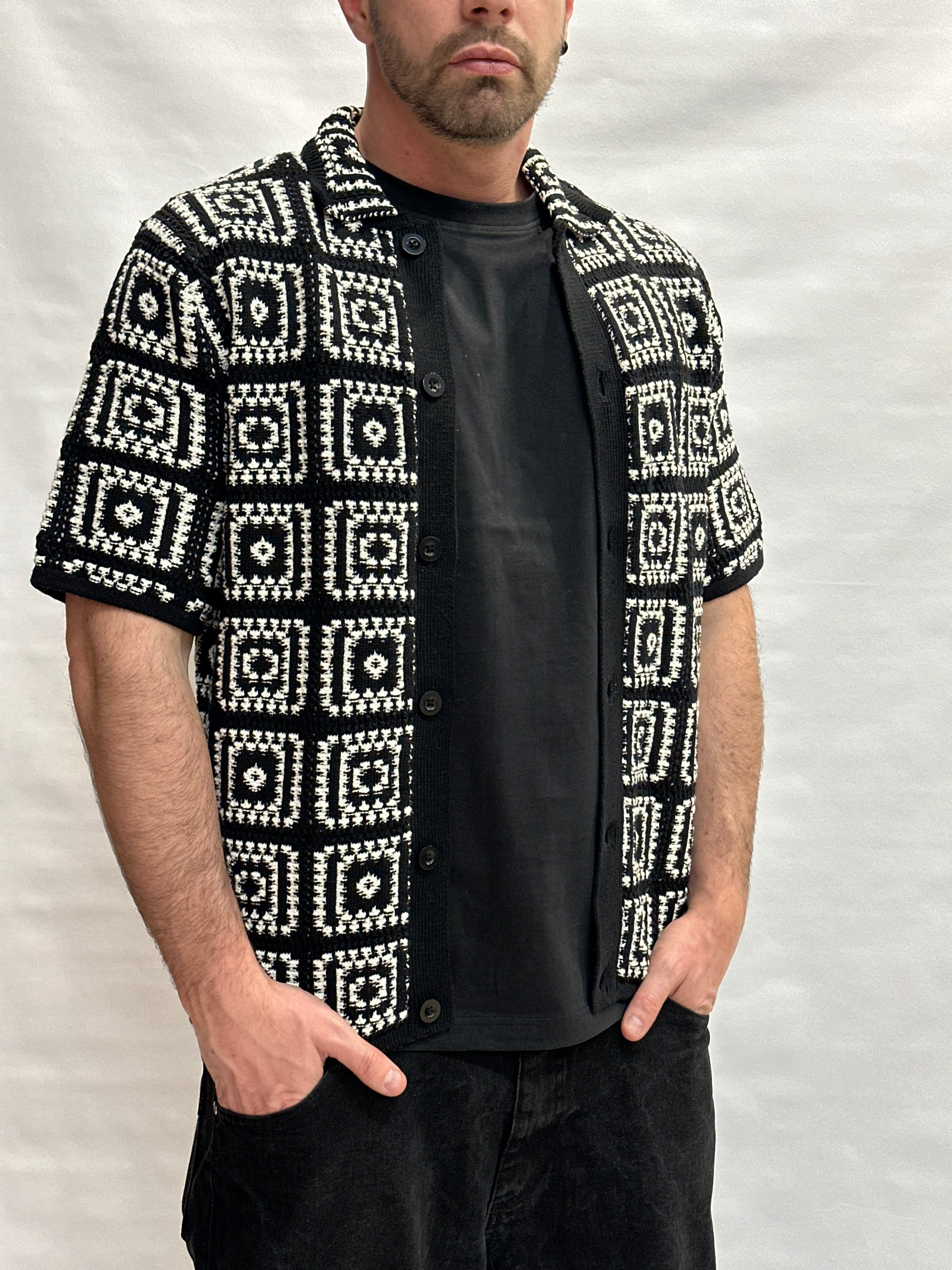 Camicia in maglia ONLY&SONS 100% Cotone con trama a quadri - Cod: ONSBART