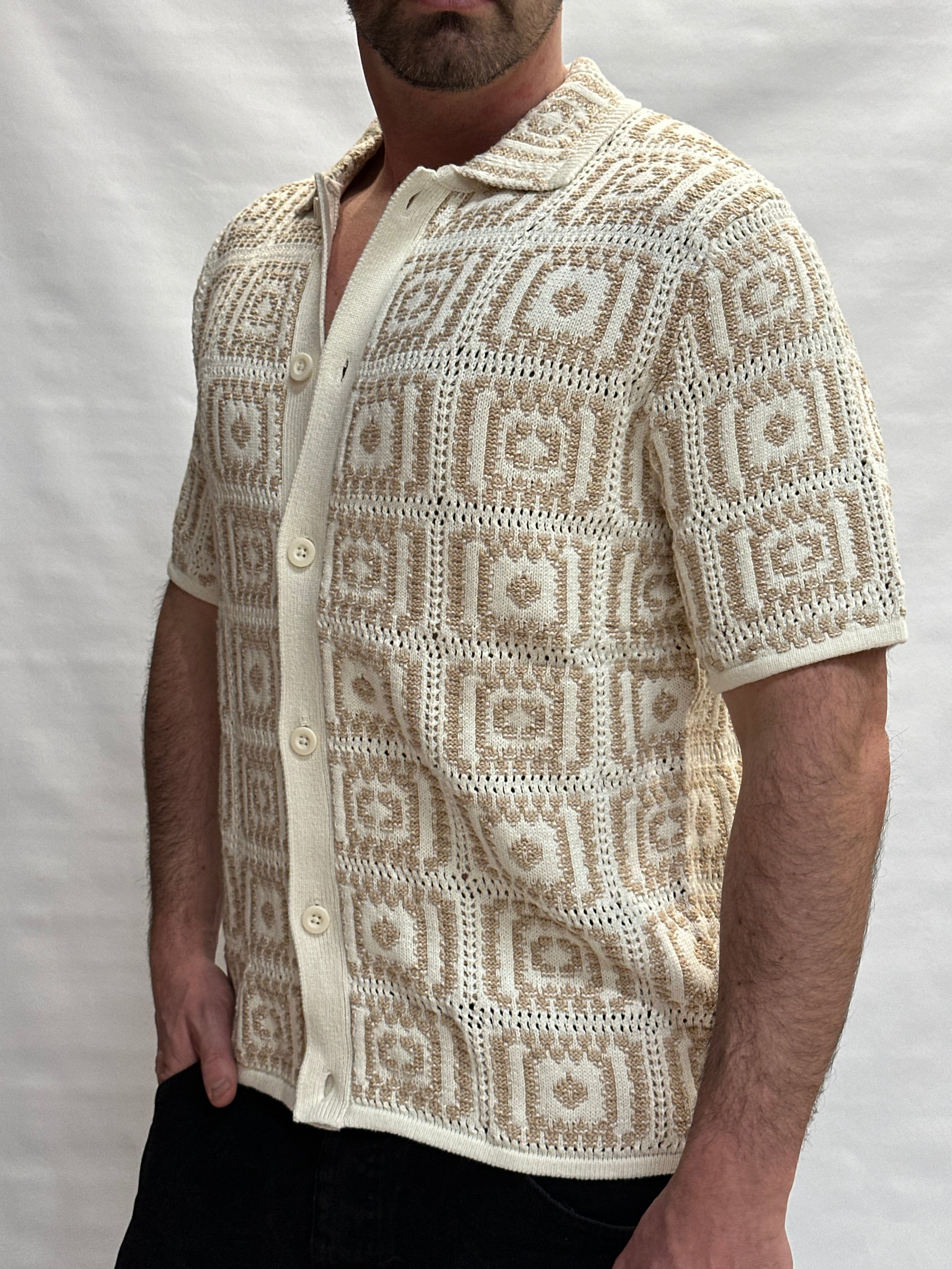 Camicia in maglia ONLY&SONS 100% Cotone con trama a quadri - Cod: ONSBART