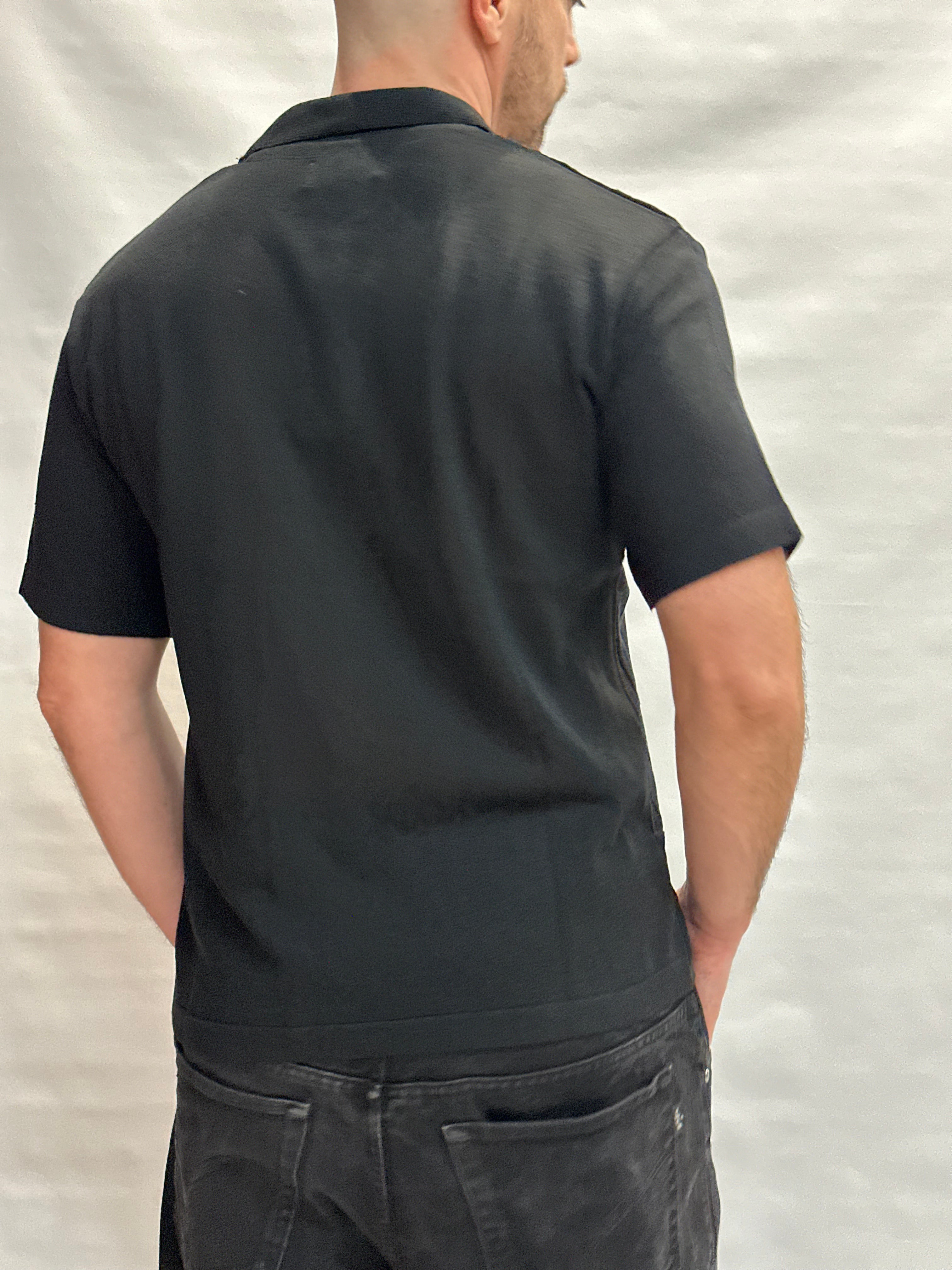 Camicia in maglia BL11 in Cotone leggermente traforata - Cod: 03LD14020001