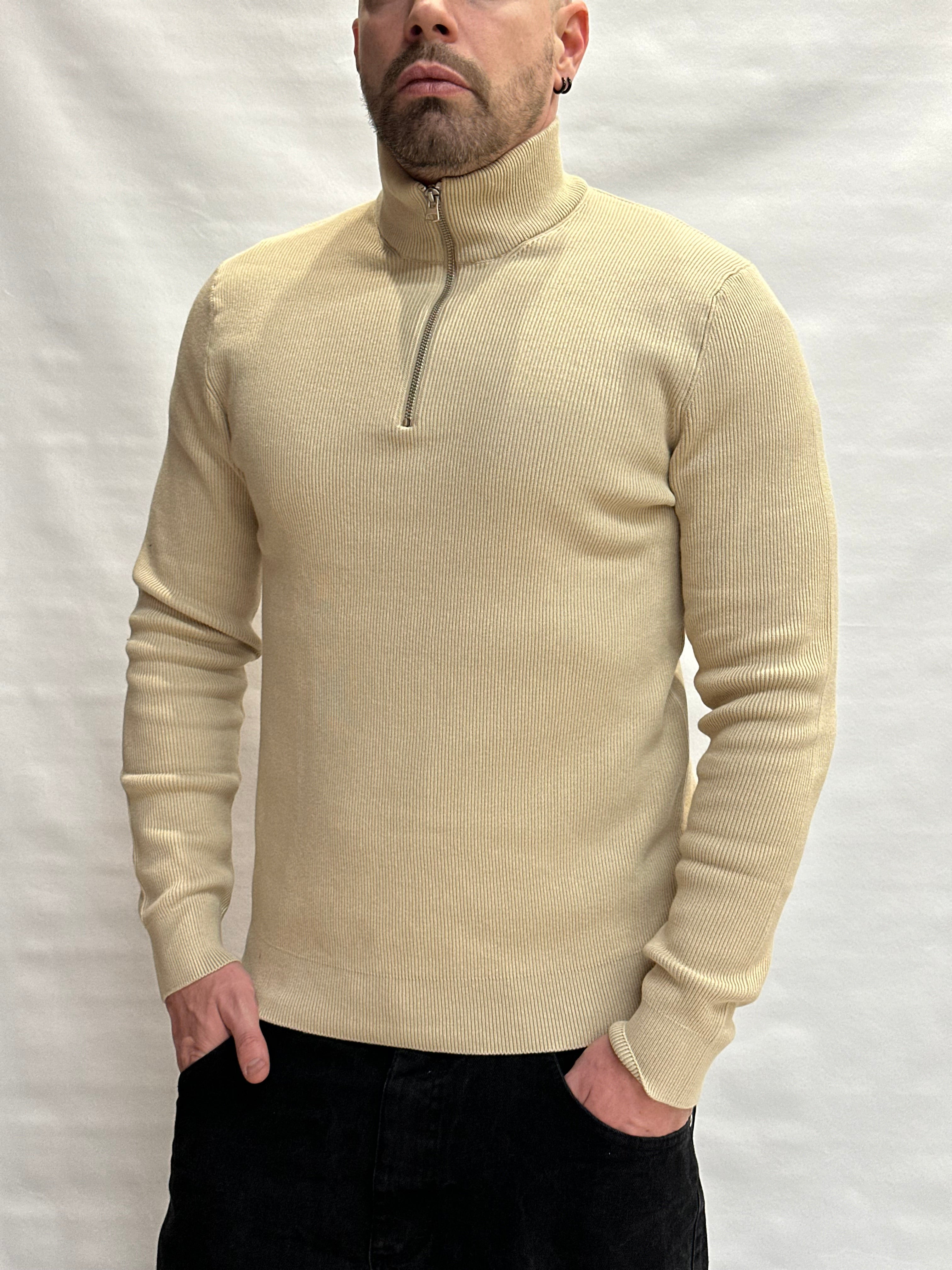 Maglia in Cotone ONLY&SONS con zip parziale, Cod: ONSPHIL