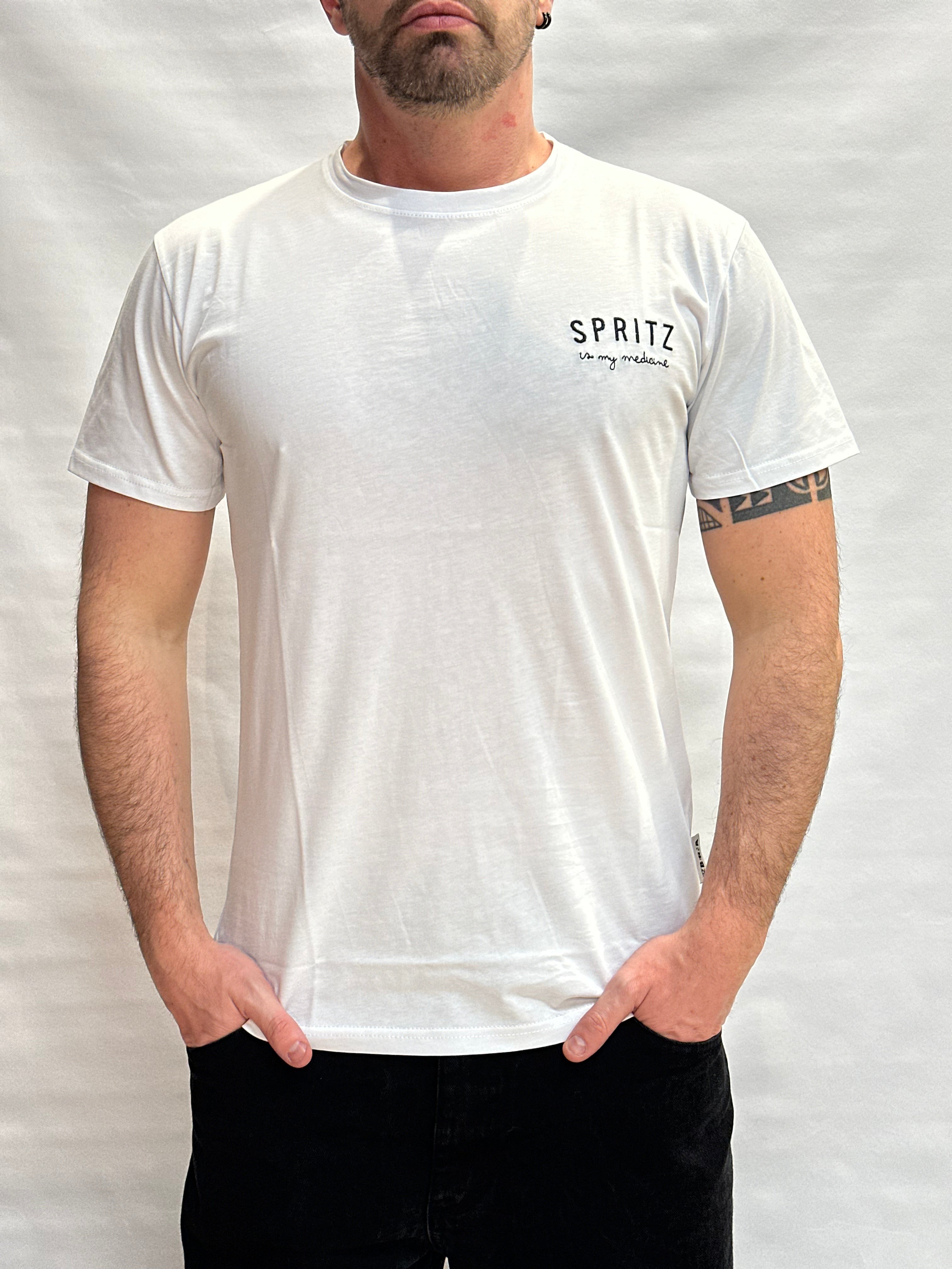 T Shirt BERNA con scritta "SPRITZ is my medicine" sul cuore - Cod: 2610762
