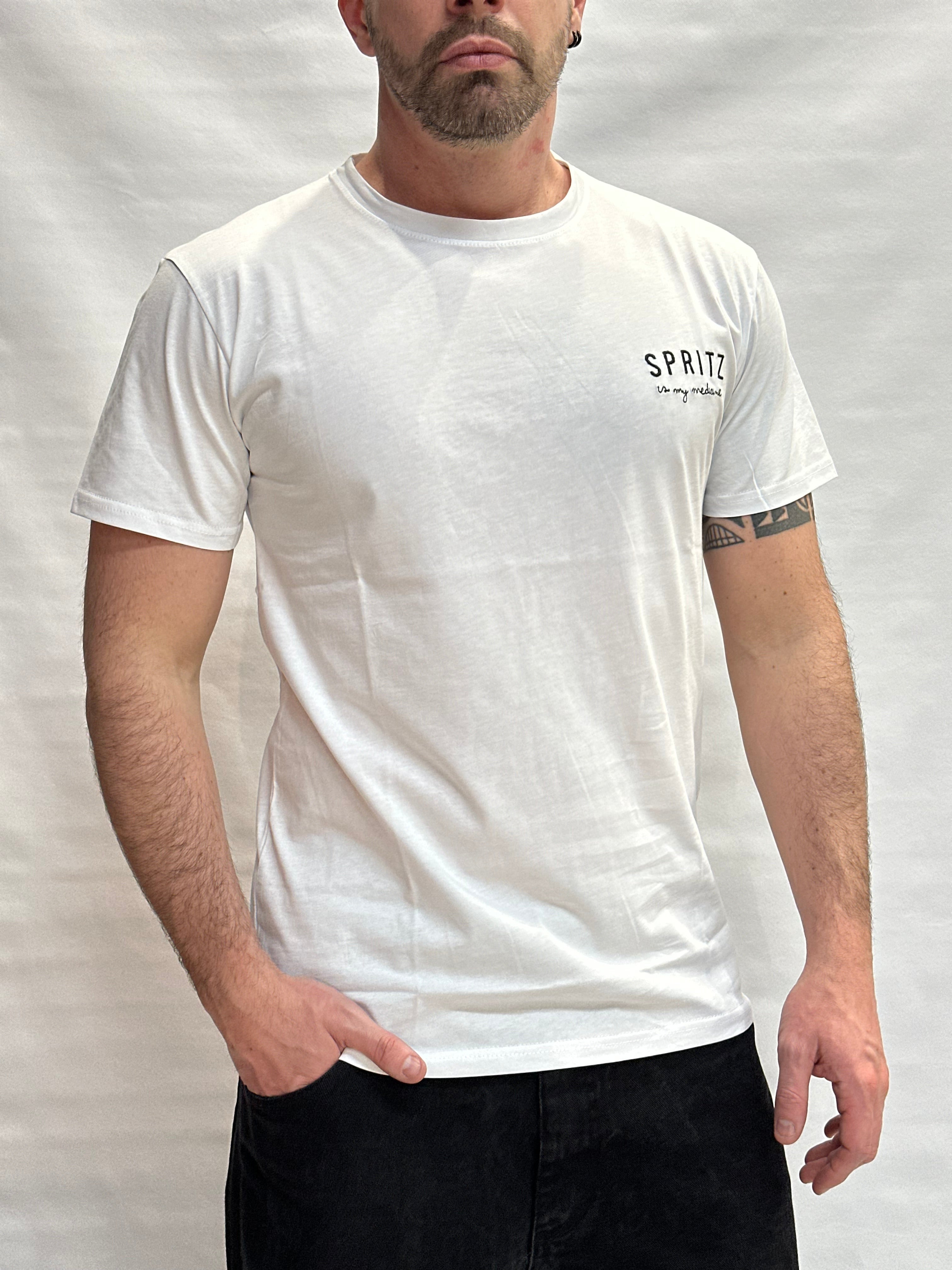T Shirt BERNA con scritta "SPRITZ is my medicine" sul cuore - Cod: 2610762